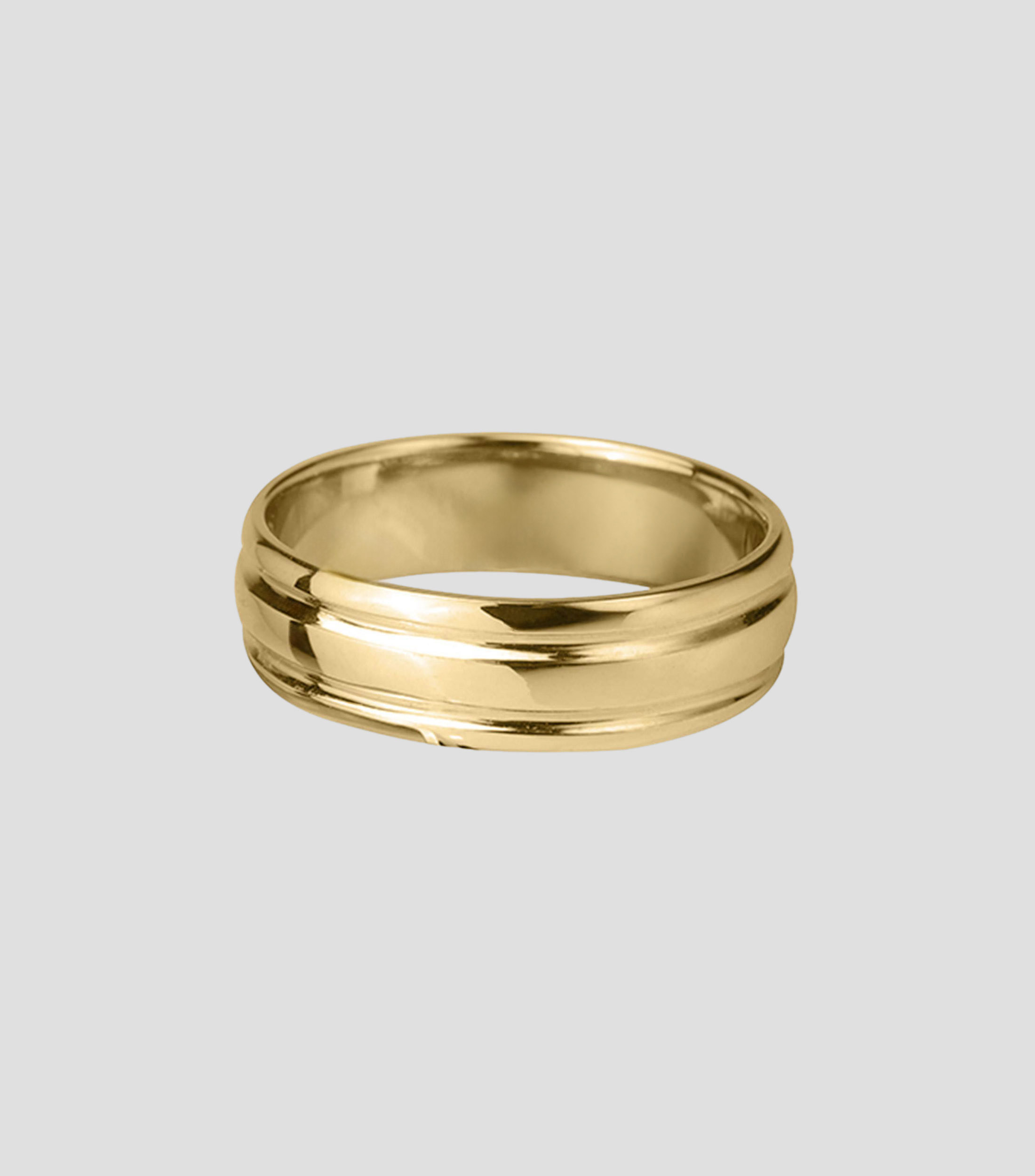 Argolla en oro amarillo 14 kilates Hombre