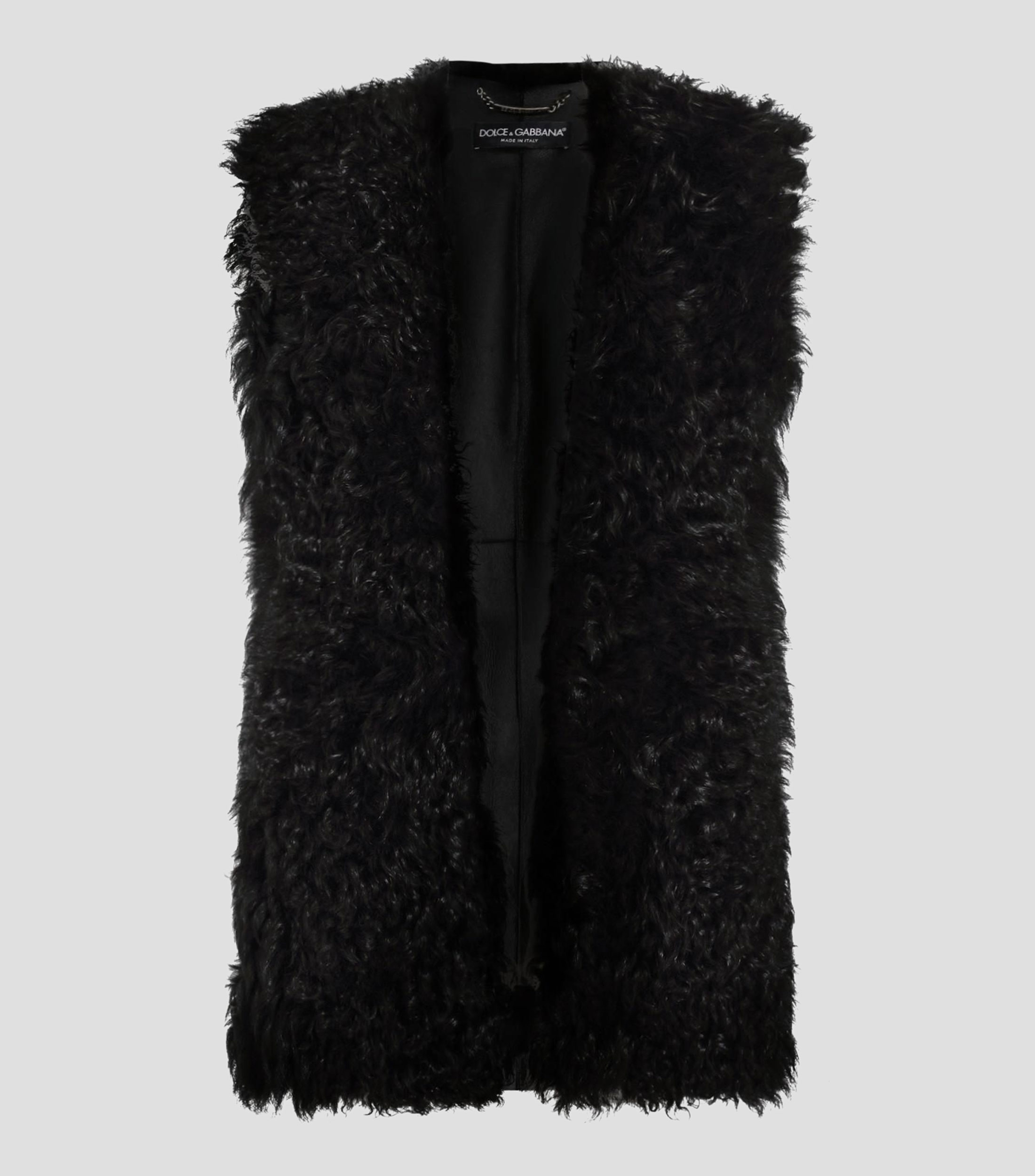 Chaleco en piel Kalgan Mujer