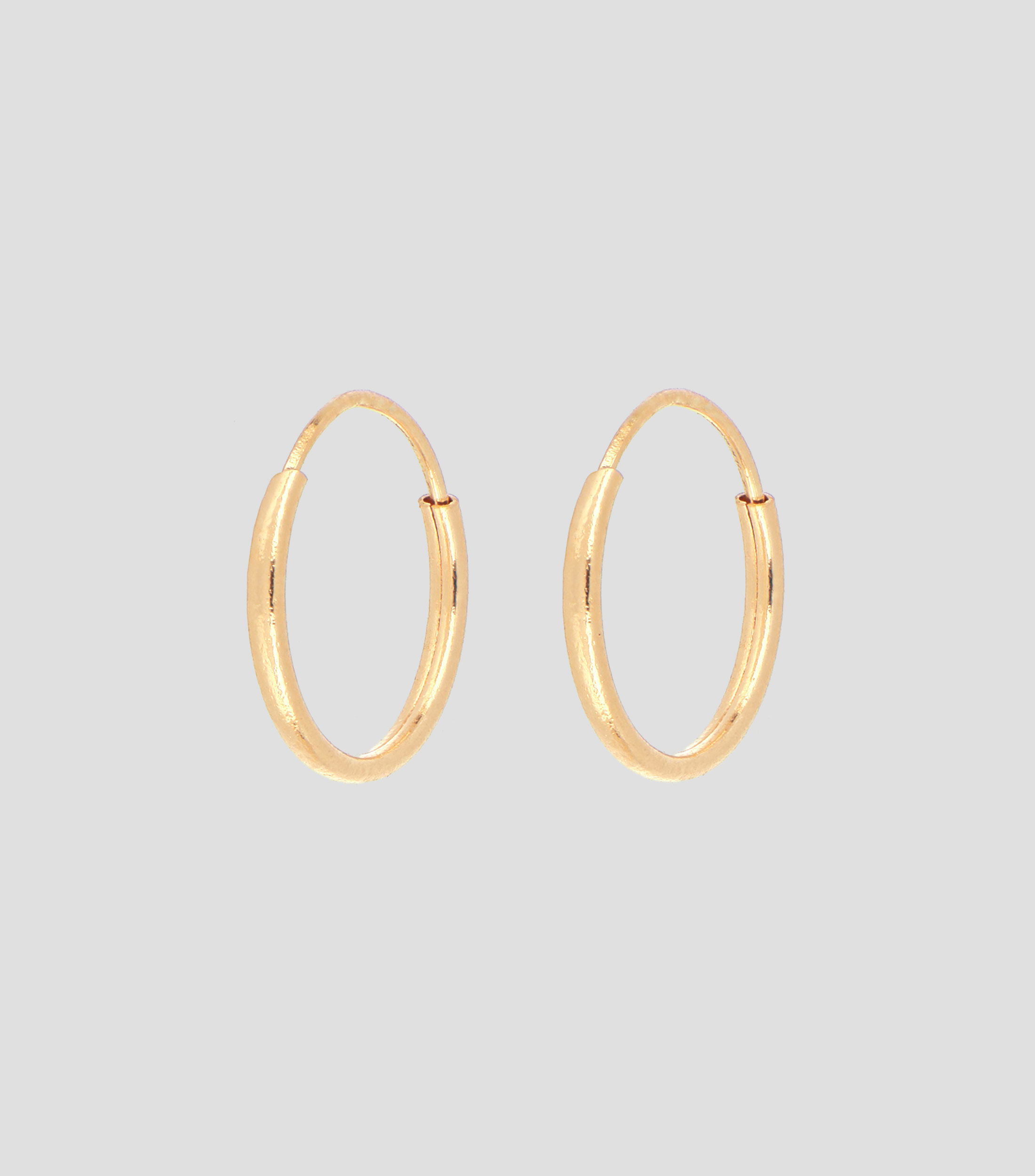 Aretes en oro amarillo 18 kilates Mujer