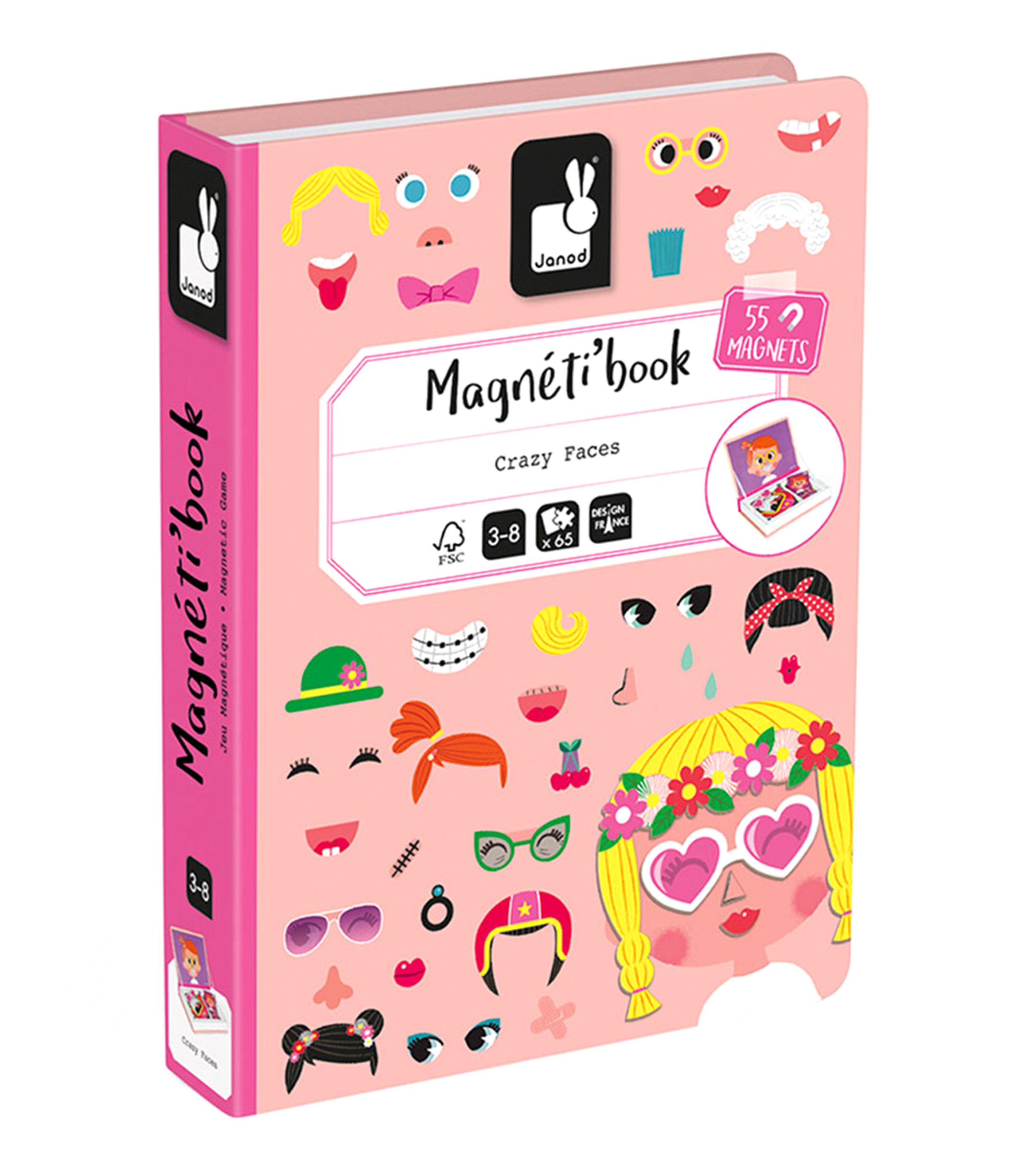 Magnetibook Ninas Caras Locas