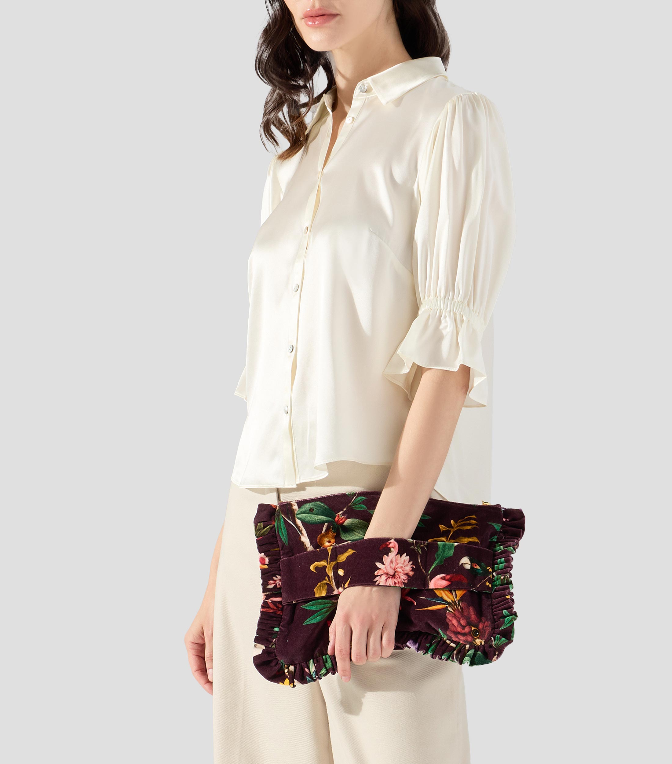 Bolsa clutch estampado Mujer