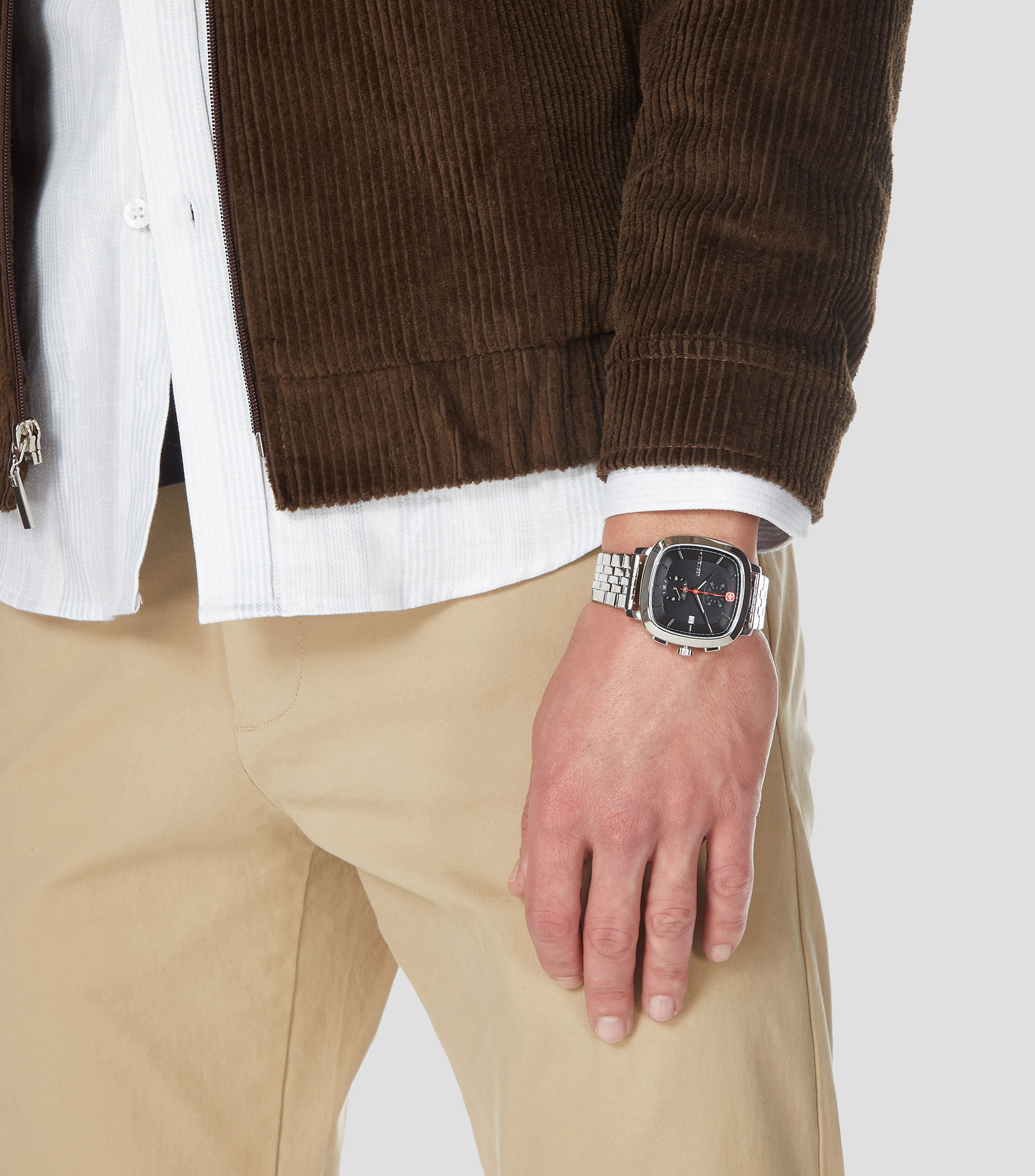 Reloj para Hombre Vintage Classic Casual, Plata