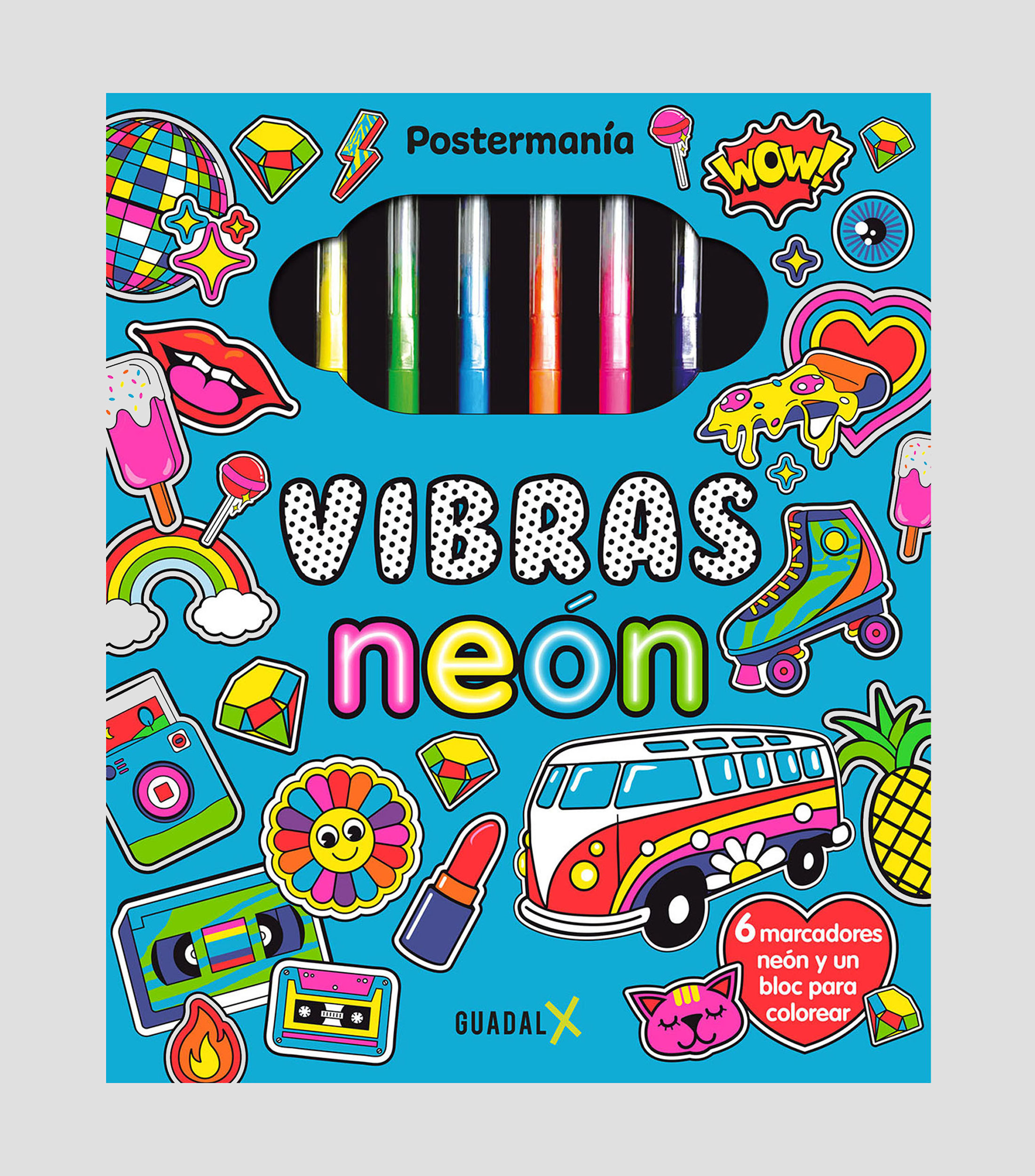 InfantilesPostermanía: Vibras Neón, Editorial Guadal