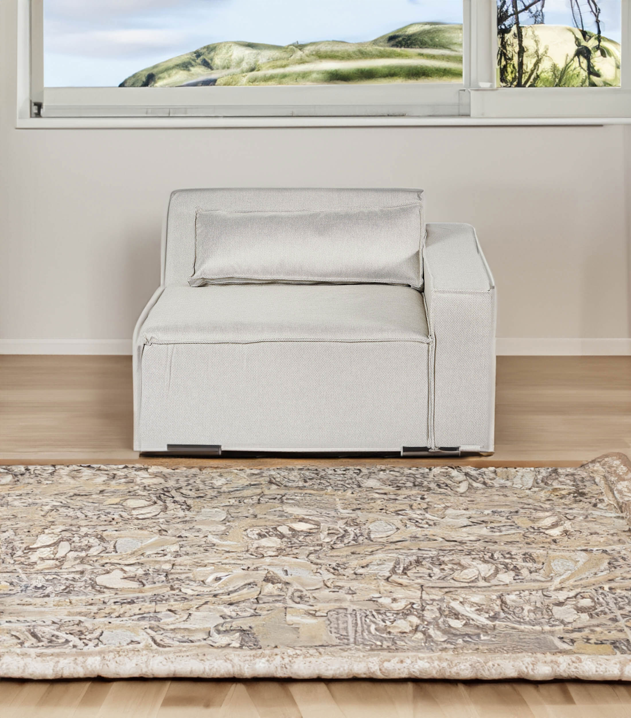 Sillon Sole Brazo Derecho Beige