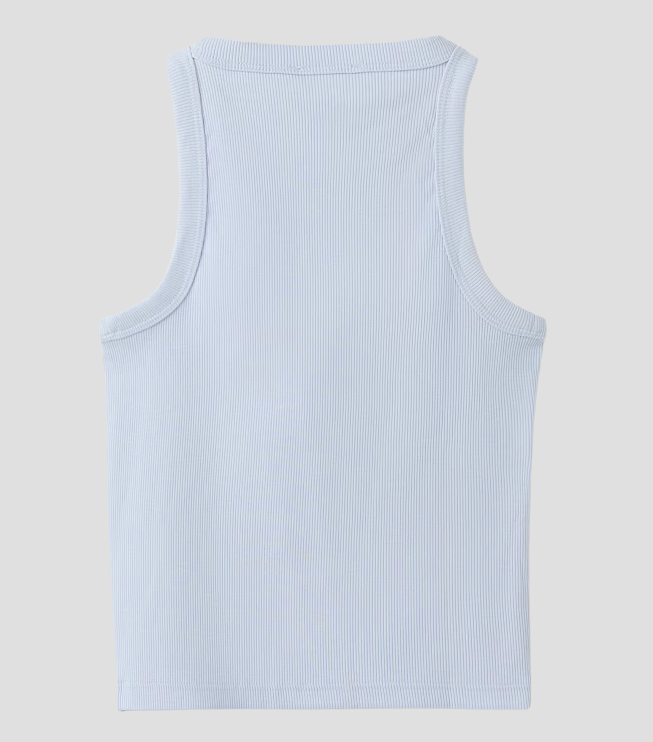 Playera cuello redondo sin mangas lisa Niña