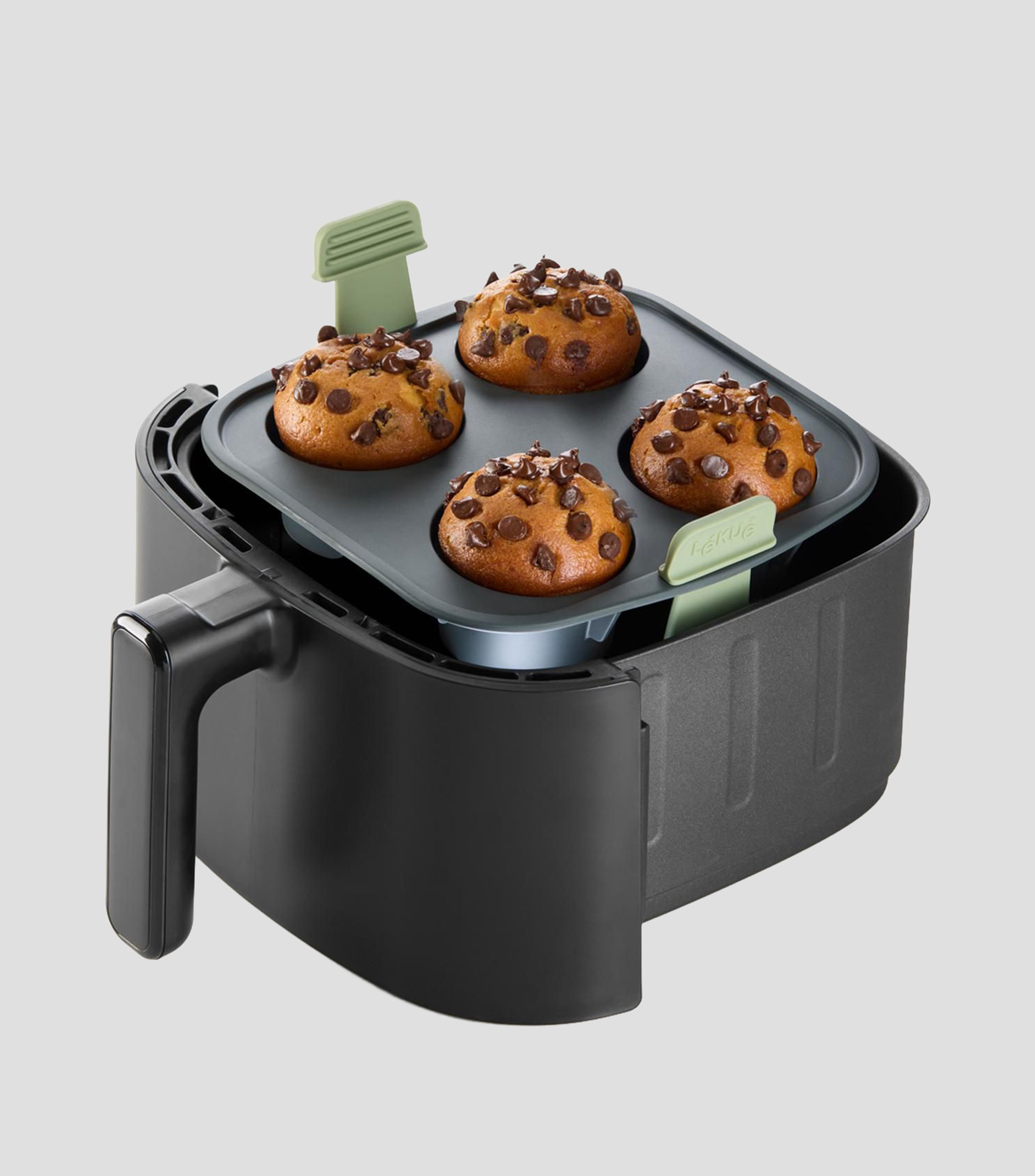 Molde para 4 Muffins Freidora de Aire en Silicón