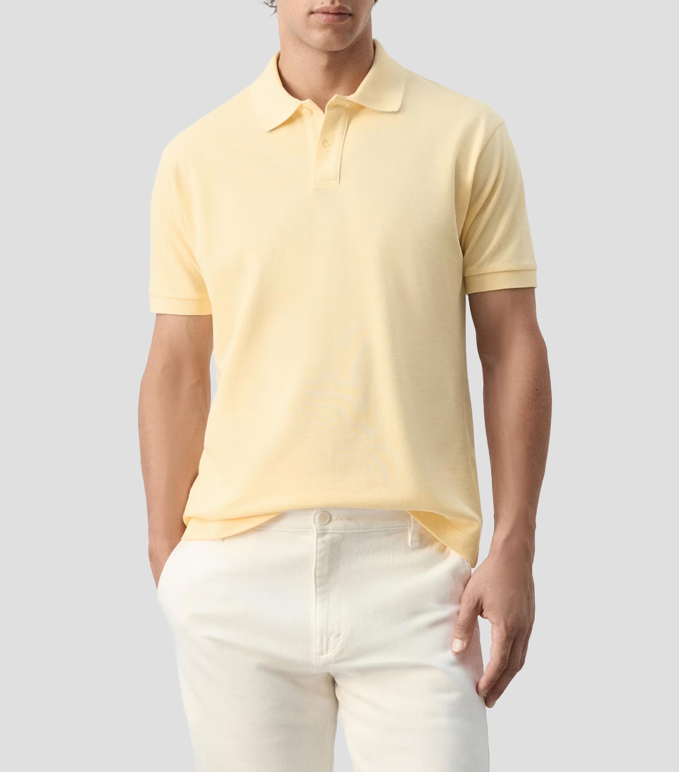 Playera Tipo Polo Manga Corta Hombre