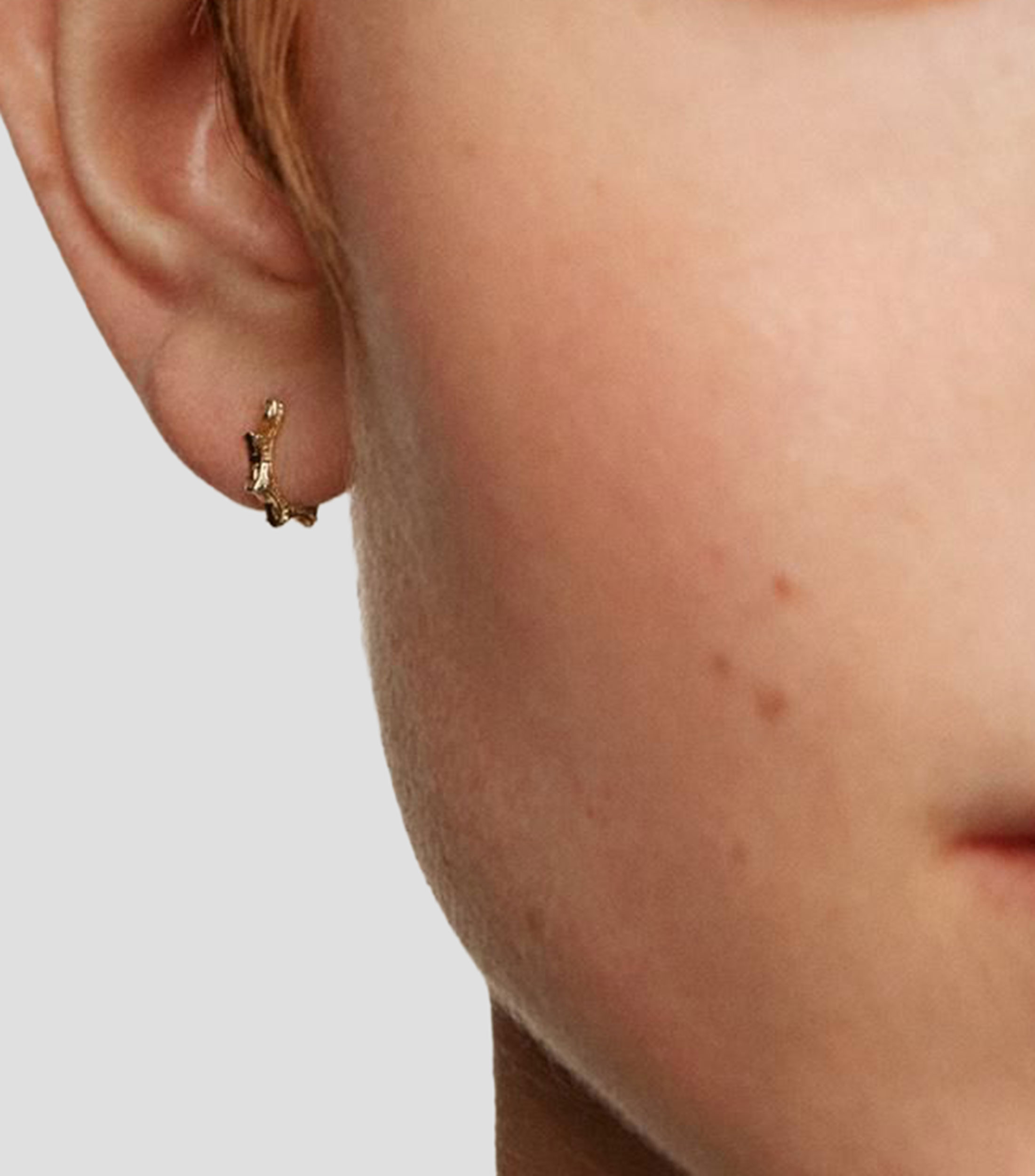 Arete en oro amarillo de 9 kilates Goldie Mujer