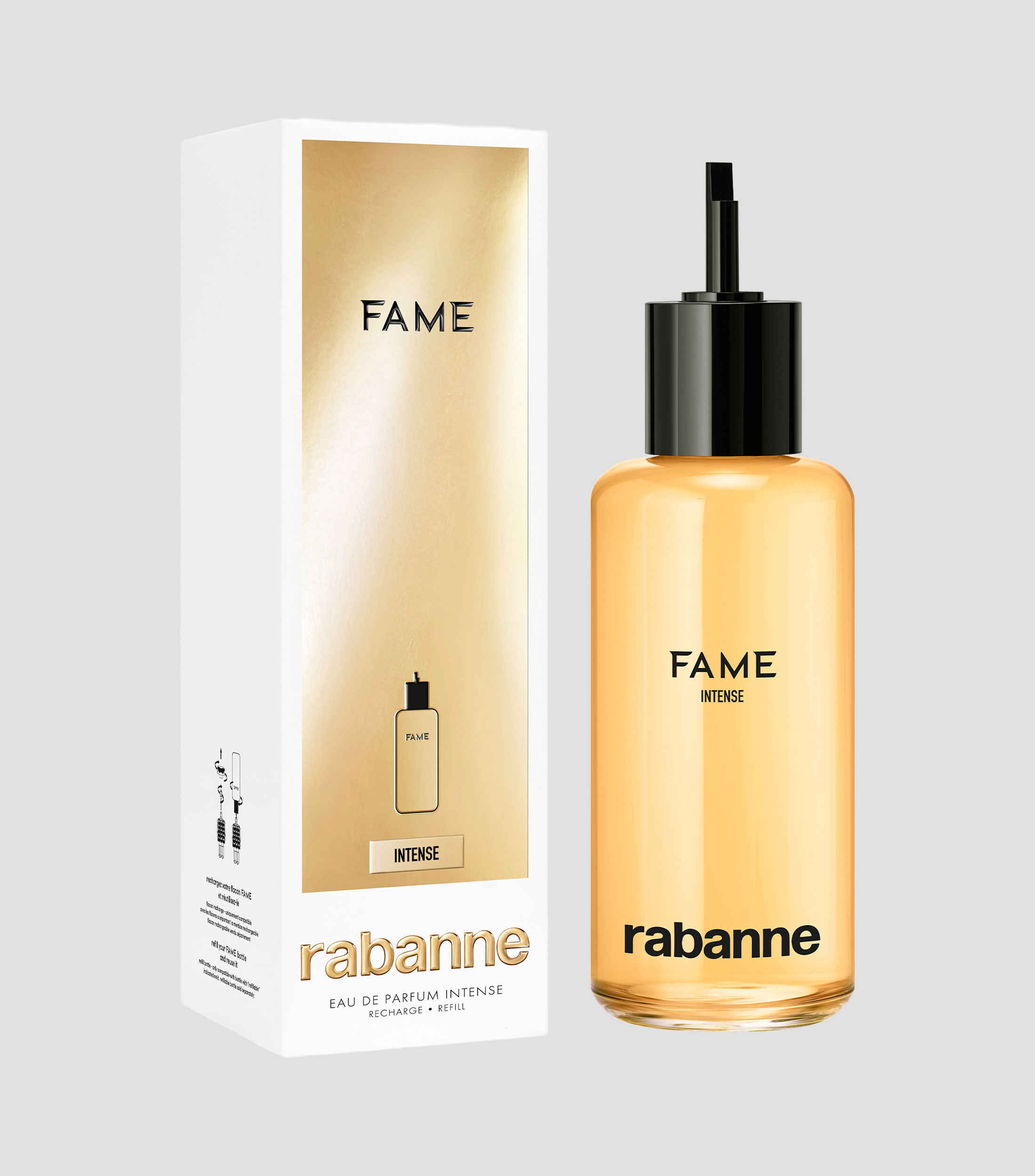 Perfume Fame Intense, Eau de Parfum Refill 200 ml para Mujer