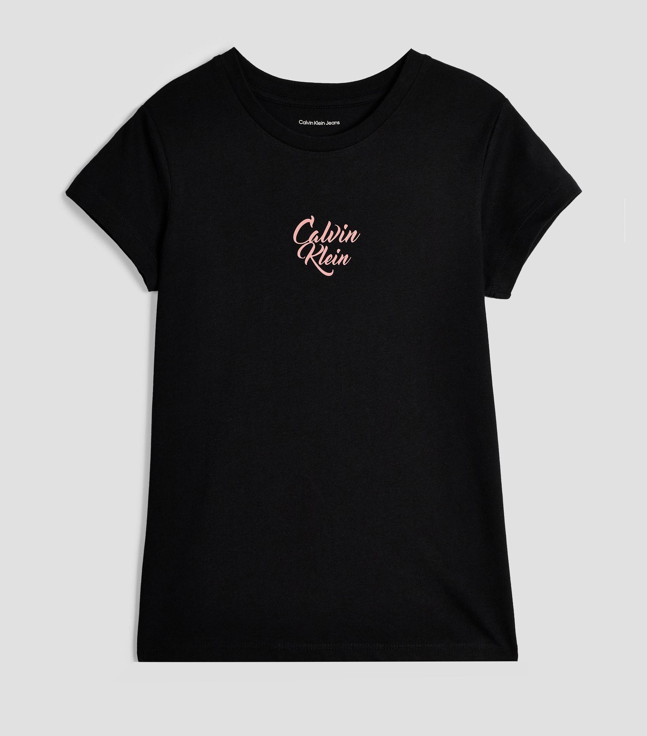 Playera cuello redondo manga corta lisa Niña
