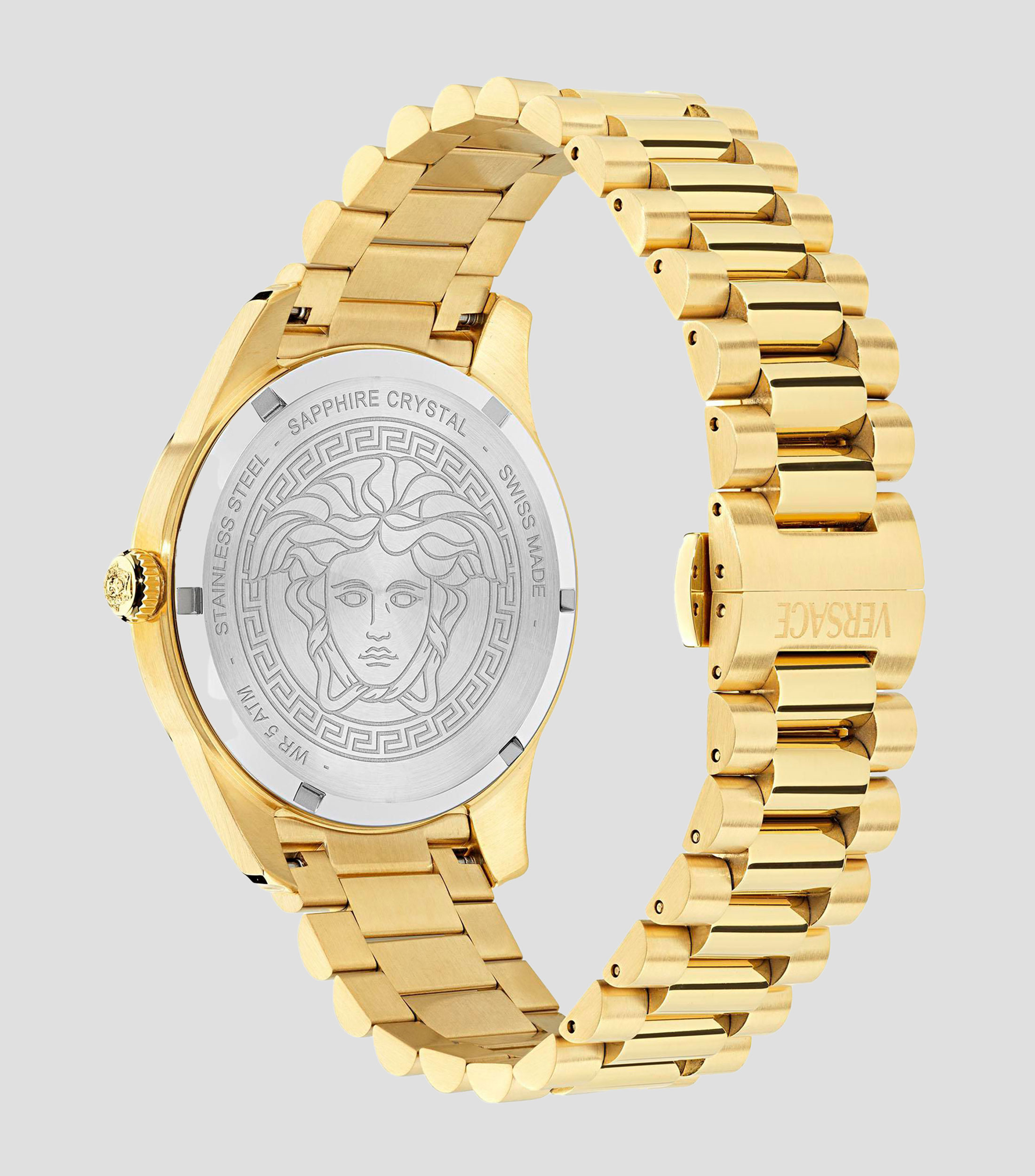 Reloj para Hombre Apodis casual dorado, negro