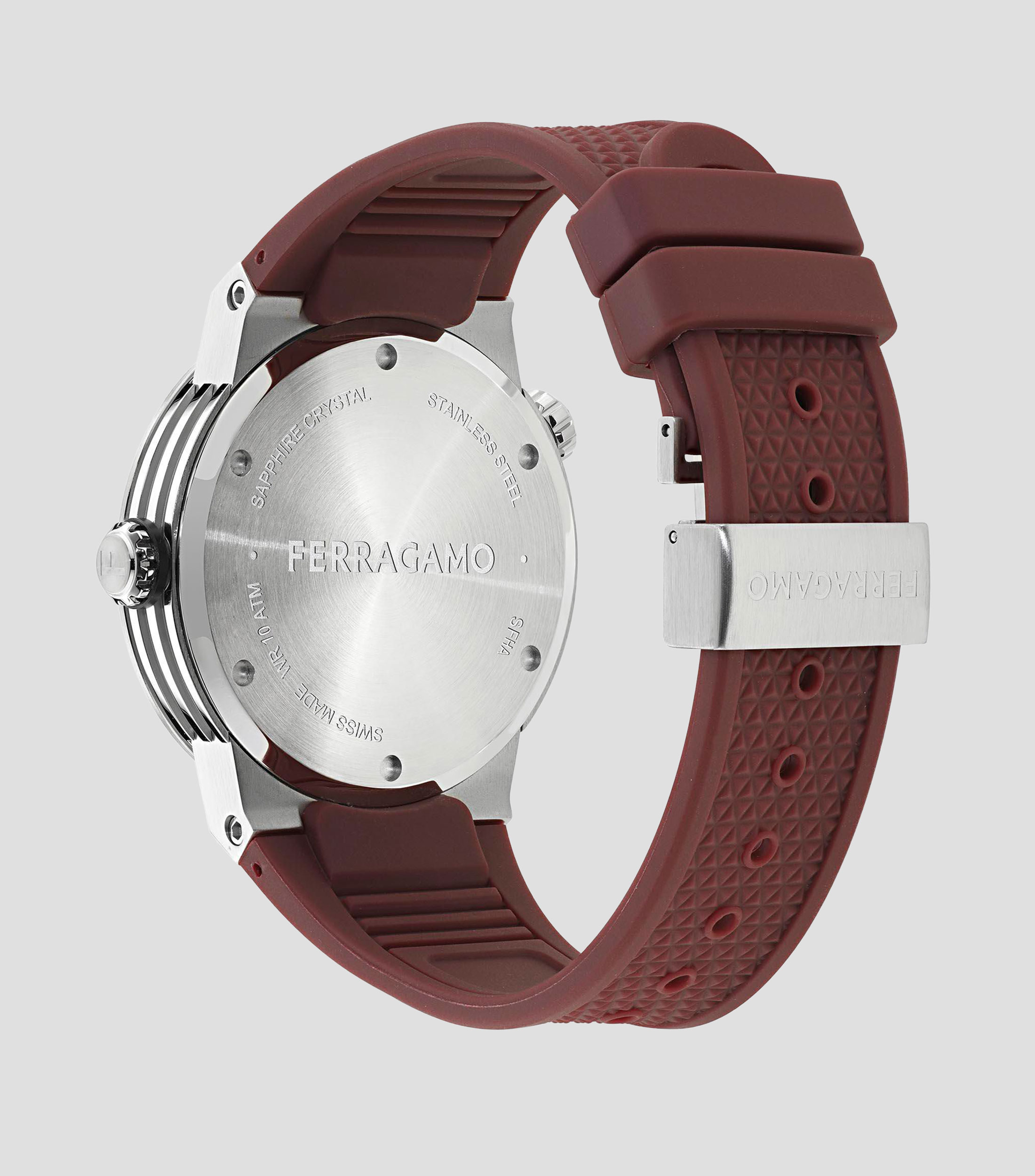 Reloj para Hombre F-80 GMT Worldtime casual, Vino