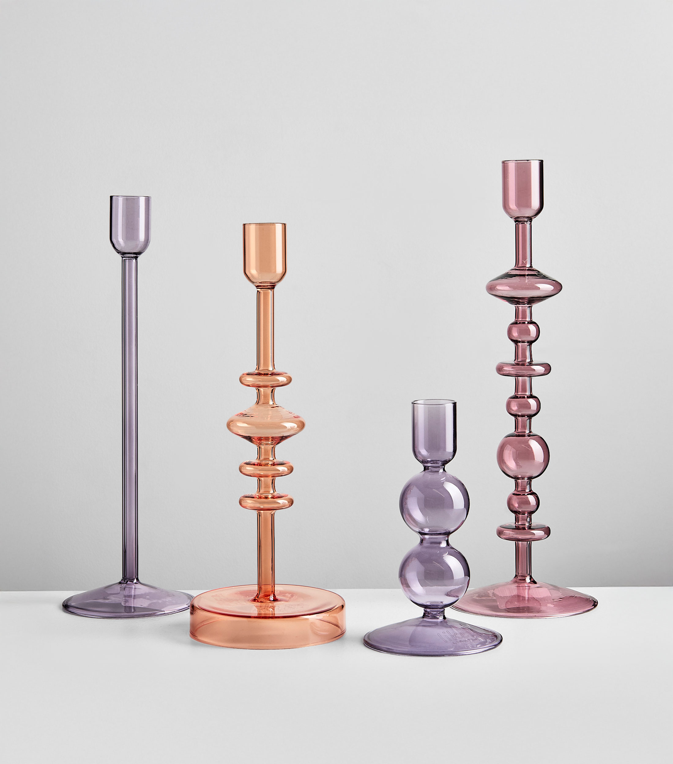 Candelero Like Home en Cristal