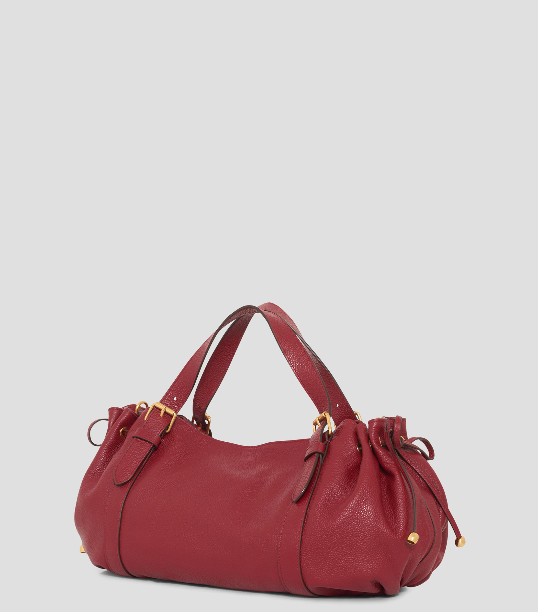 Bolsa tote rojo en piel Le 24H lisa Mujer