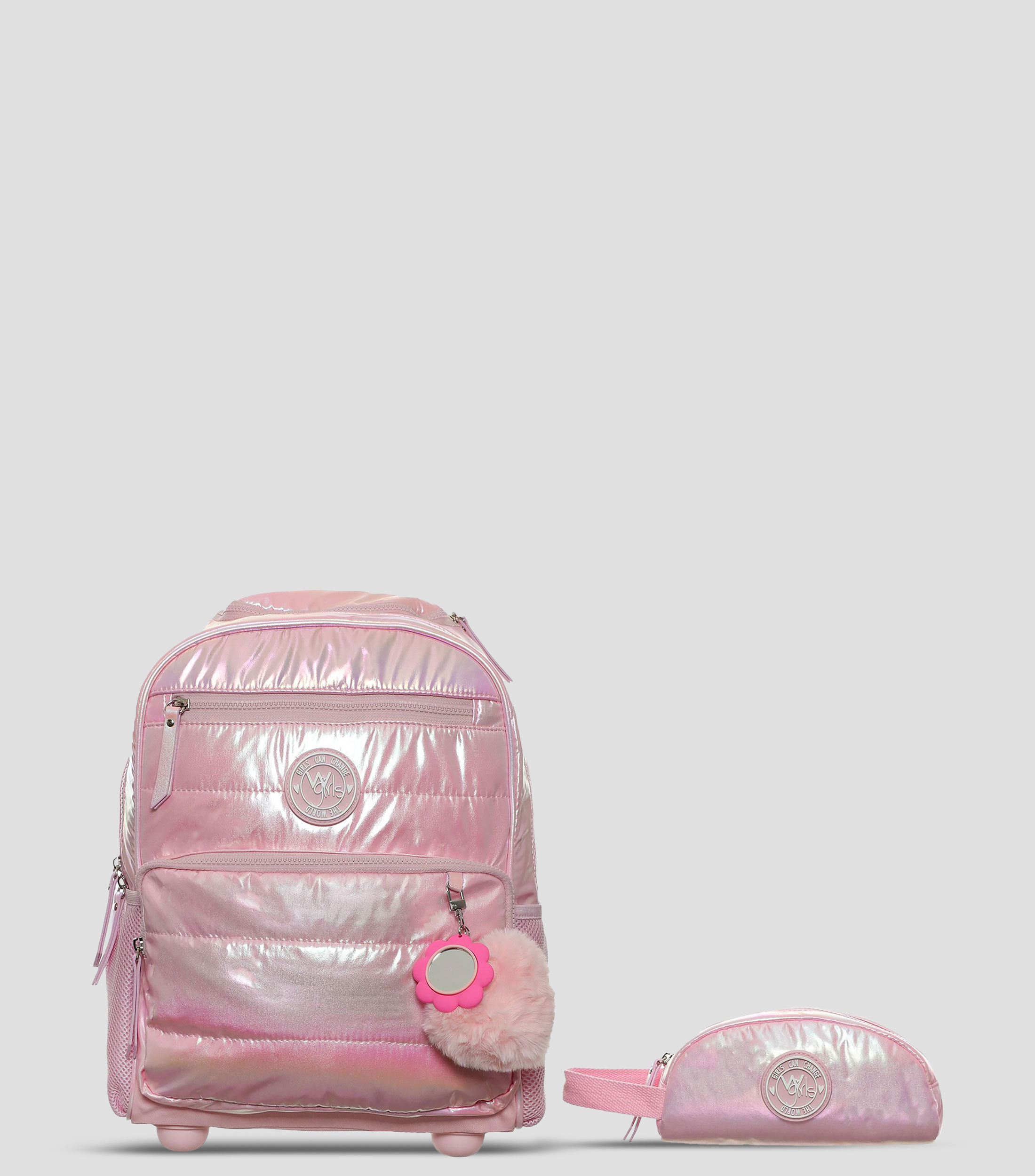 Set de Mochila Escolar con ruedas Niña
