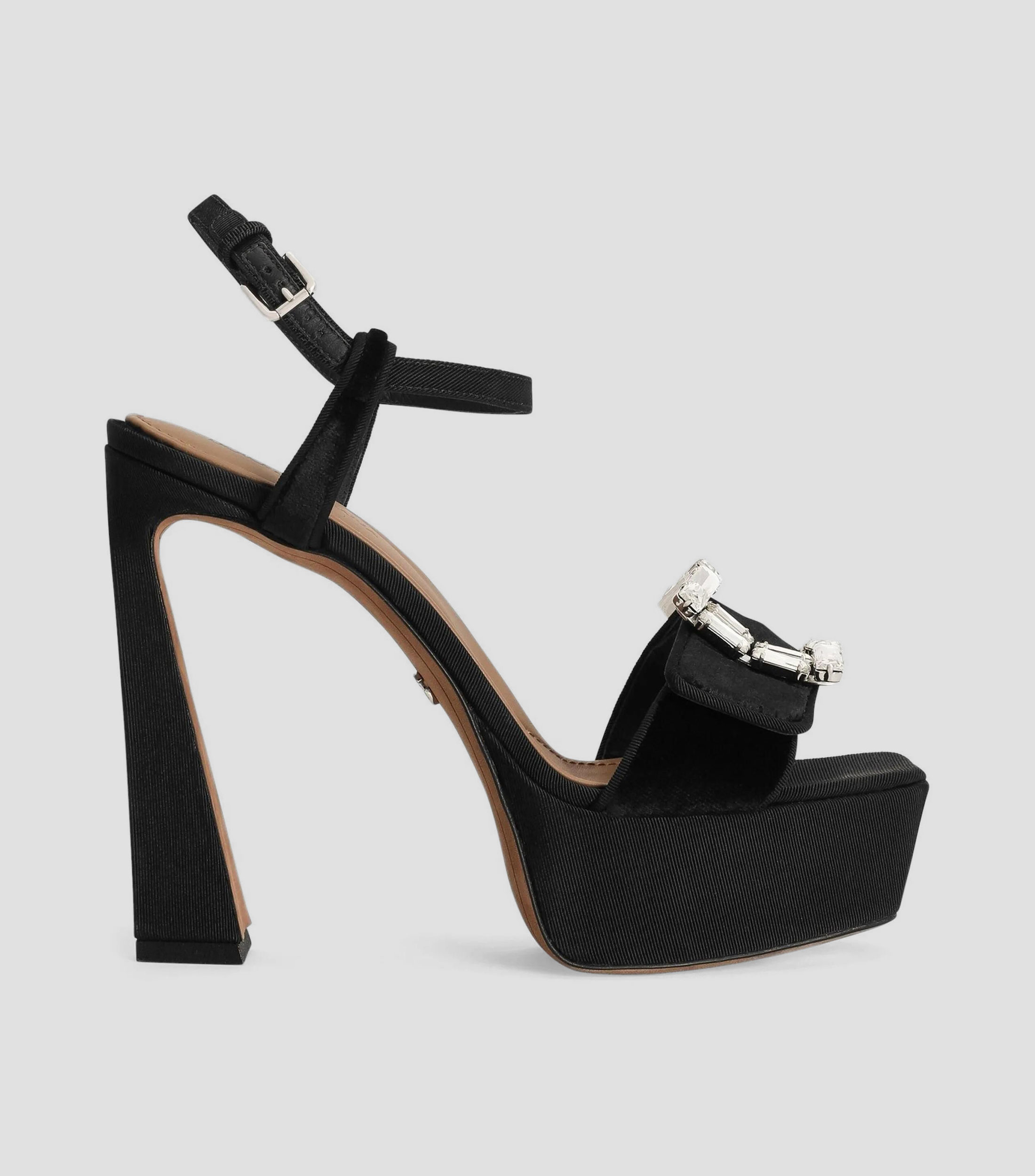 Sandalias con tacon alto y plataforma Mujer