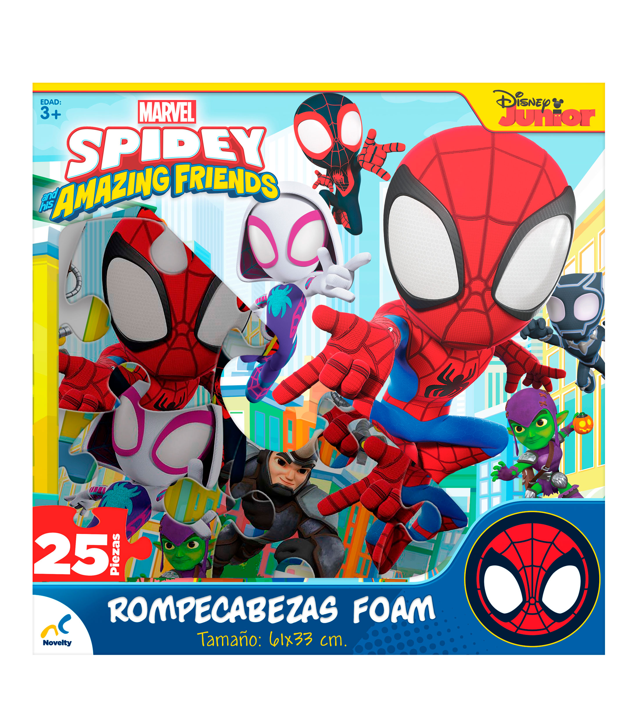 Novelty Rompecabezas Foam Spidey and his Amazing Friends - El Palacio ...