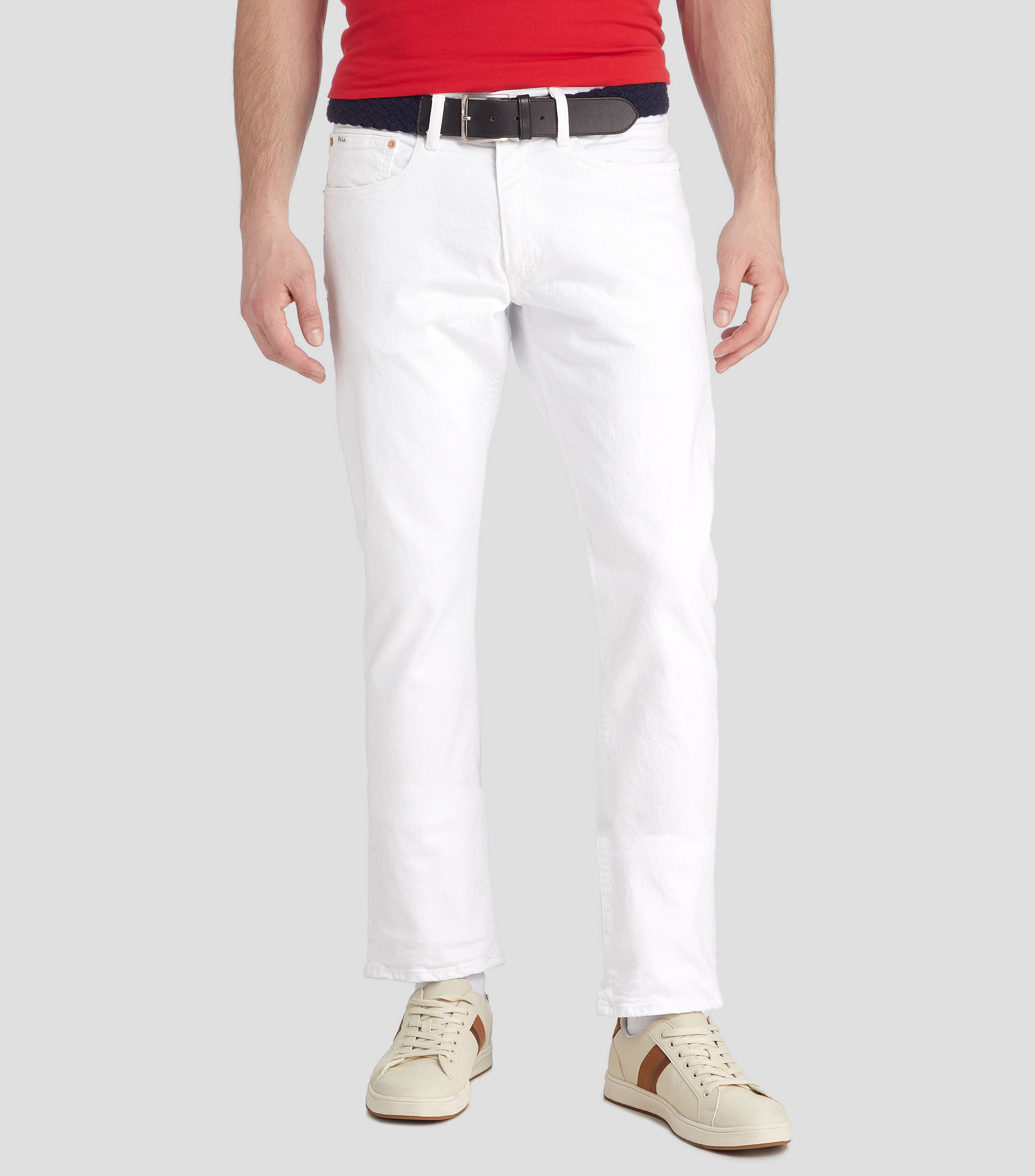 Jeans Slim Sólido Hombre