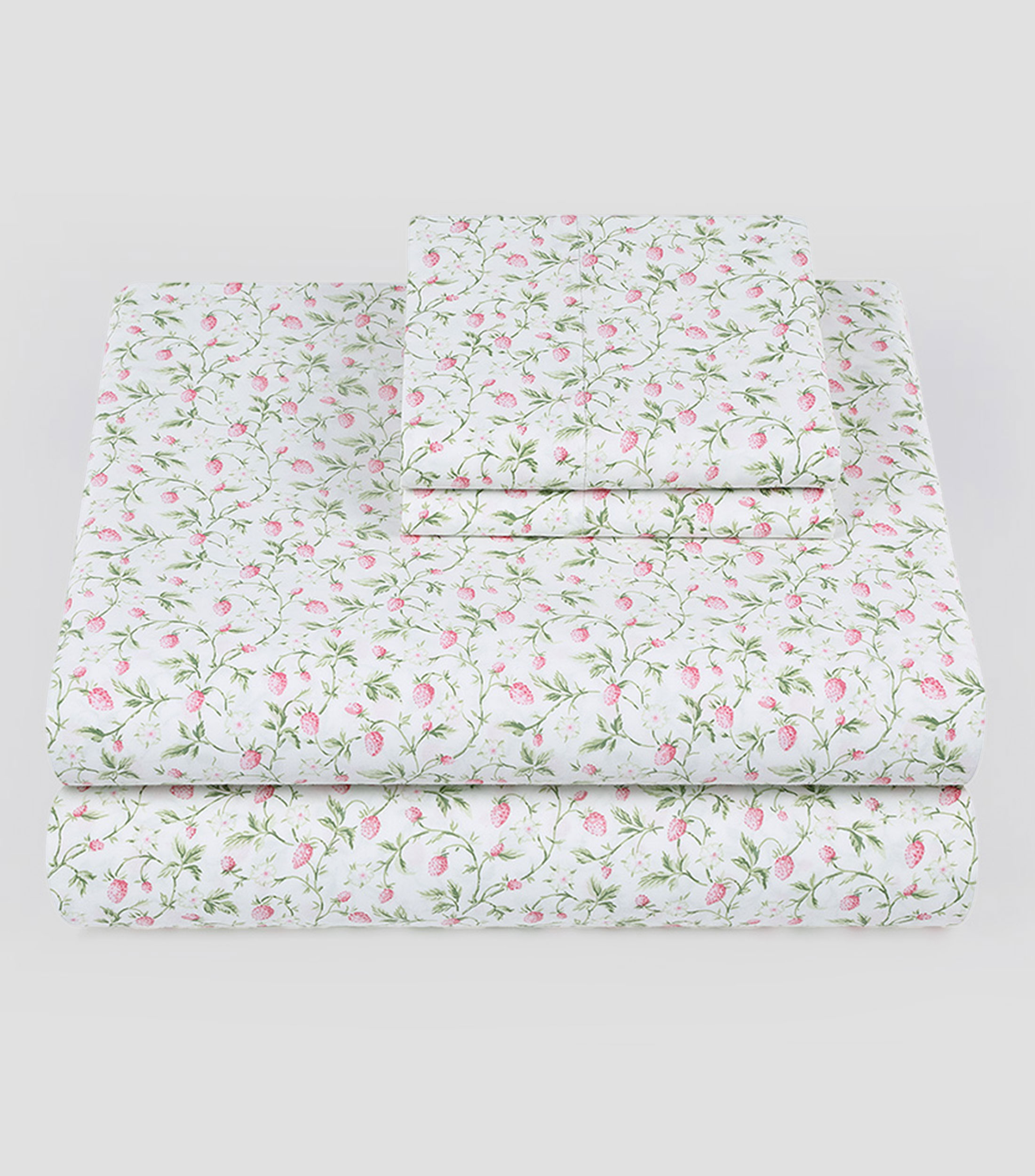 Juego de sábanas matrimonial en algodón Lash Bramble multicolor