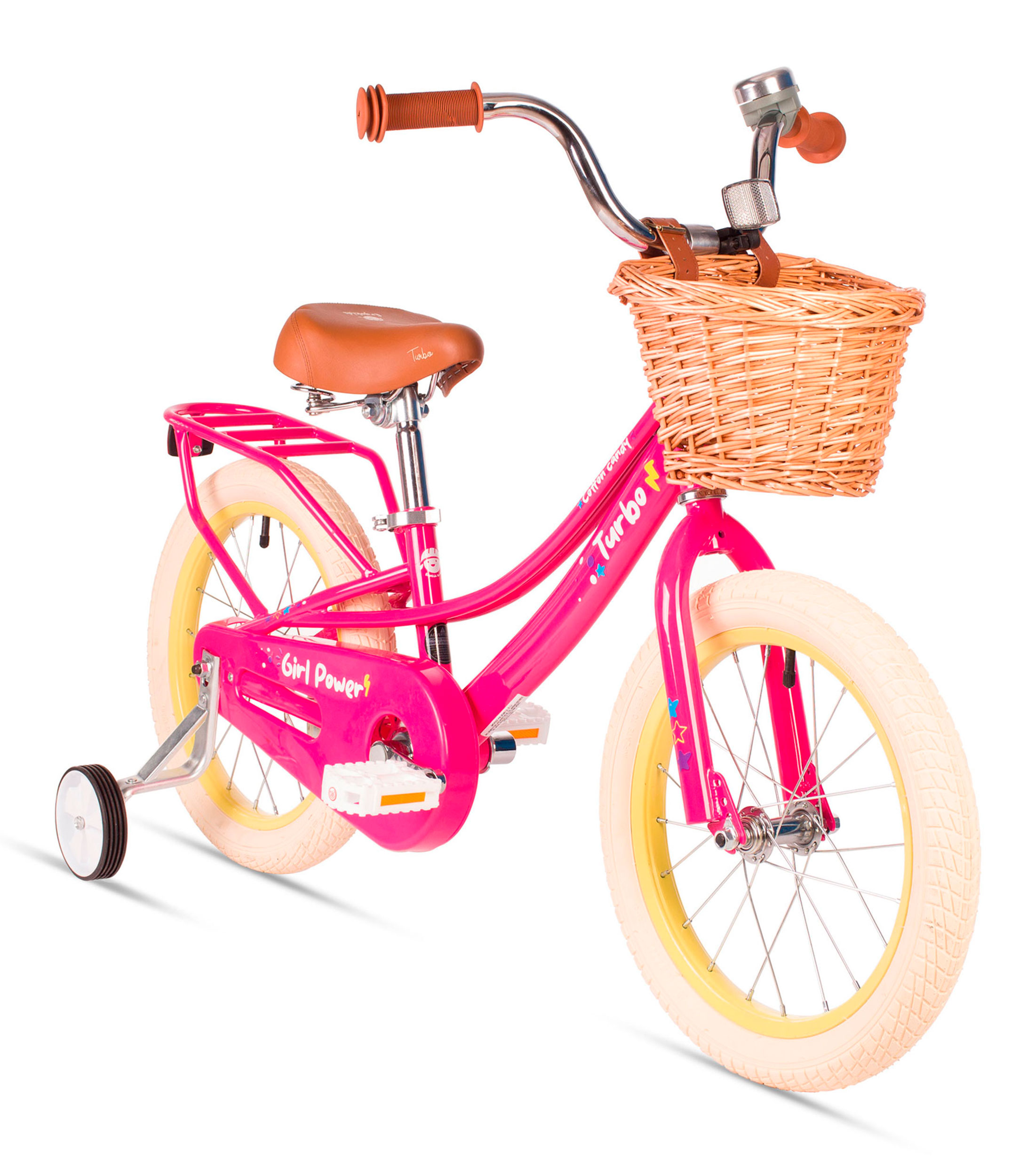 Bicicleta Cotton Candy Rodada 16 fucsia Niña