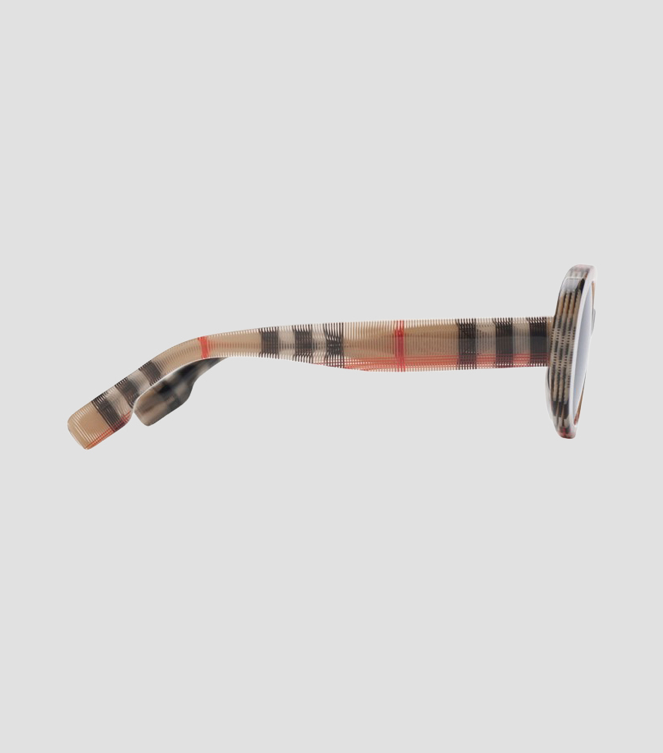Lentes de sol ovalados Check Mujer