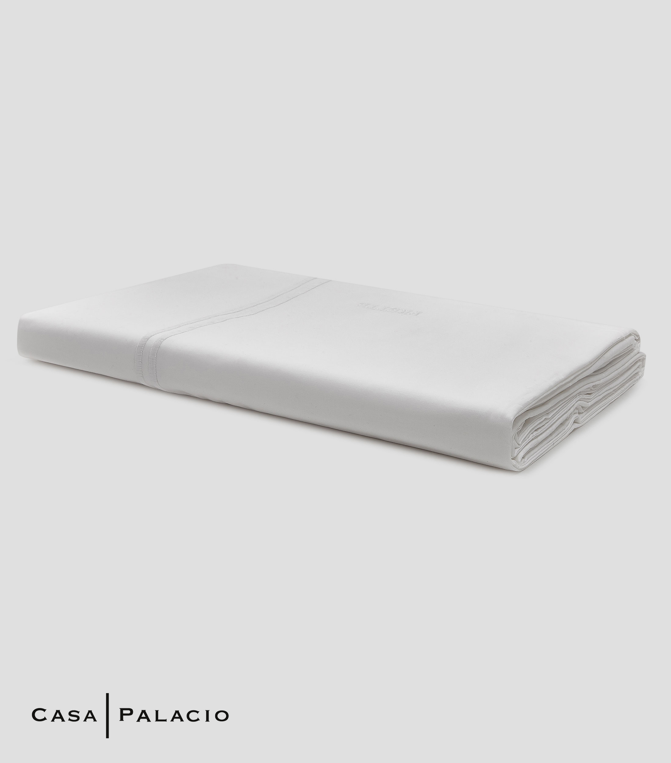 Funda para Duvet queen size en algodon Hotel Bourd blanco con gris