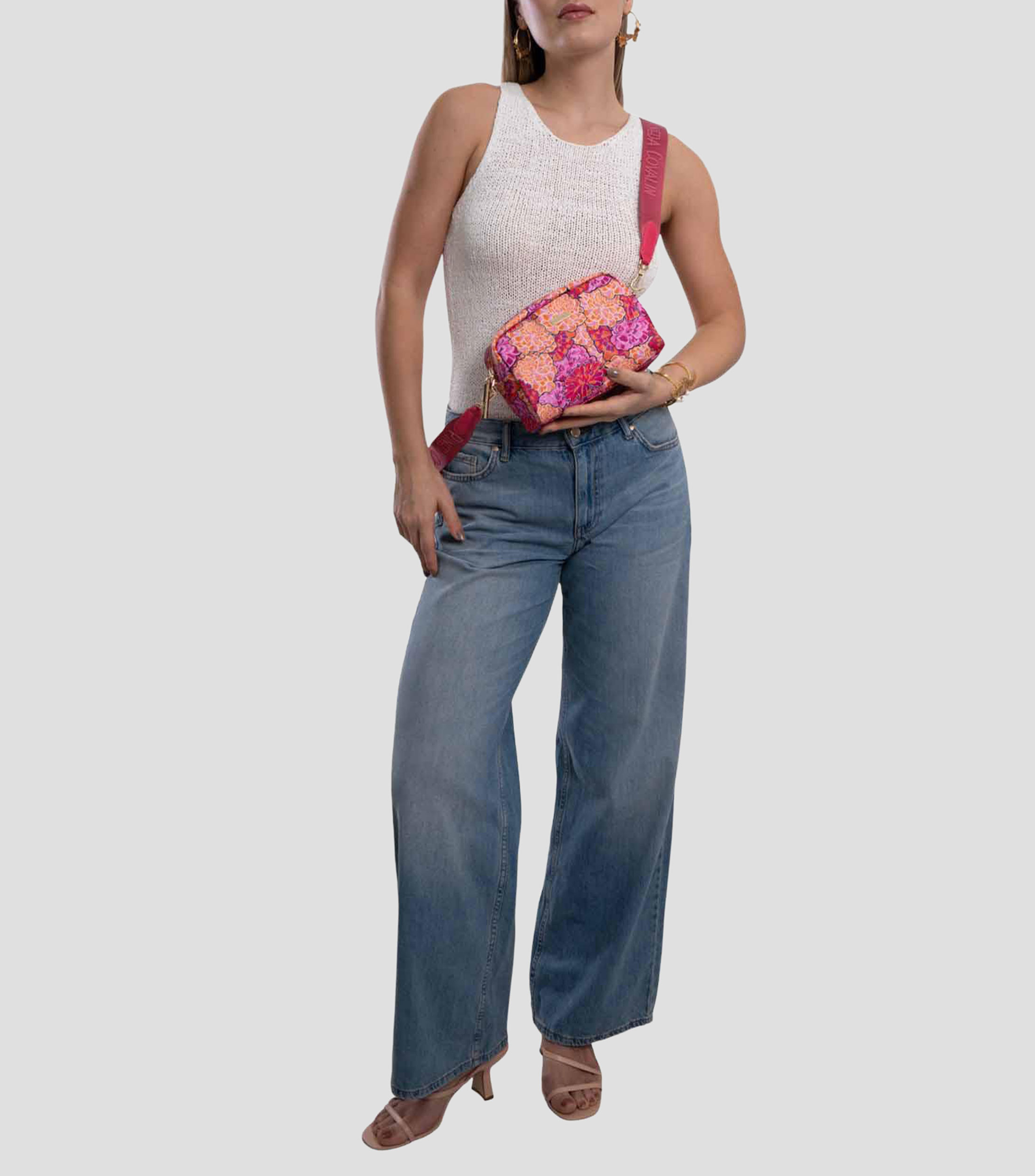 Bolsa Crossbody con estampado Mujer
