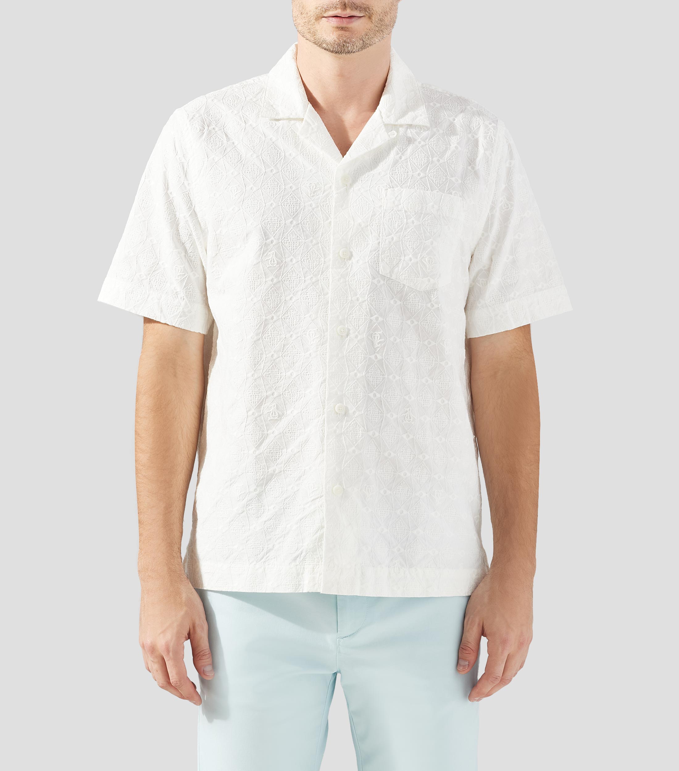 Camisa fantasía manga corta Hombre