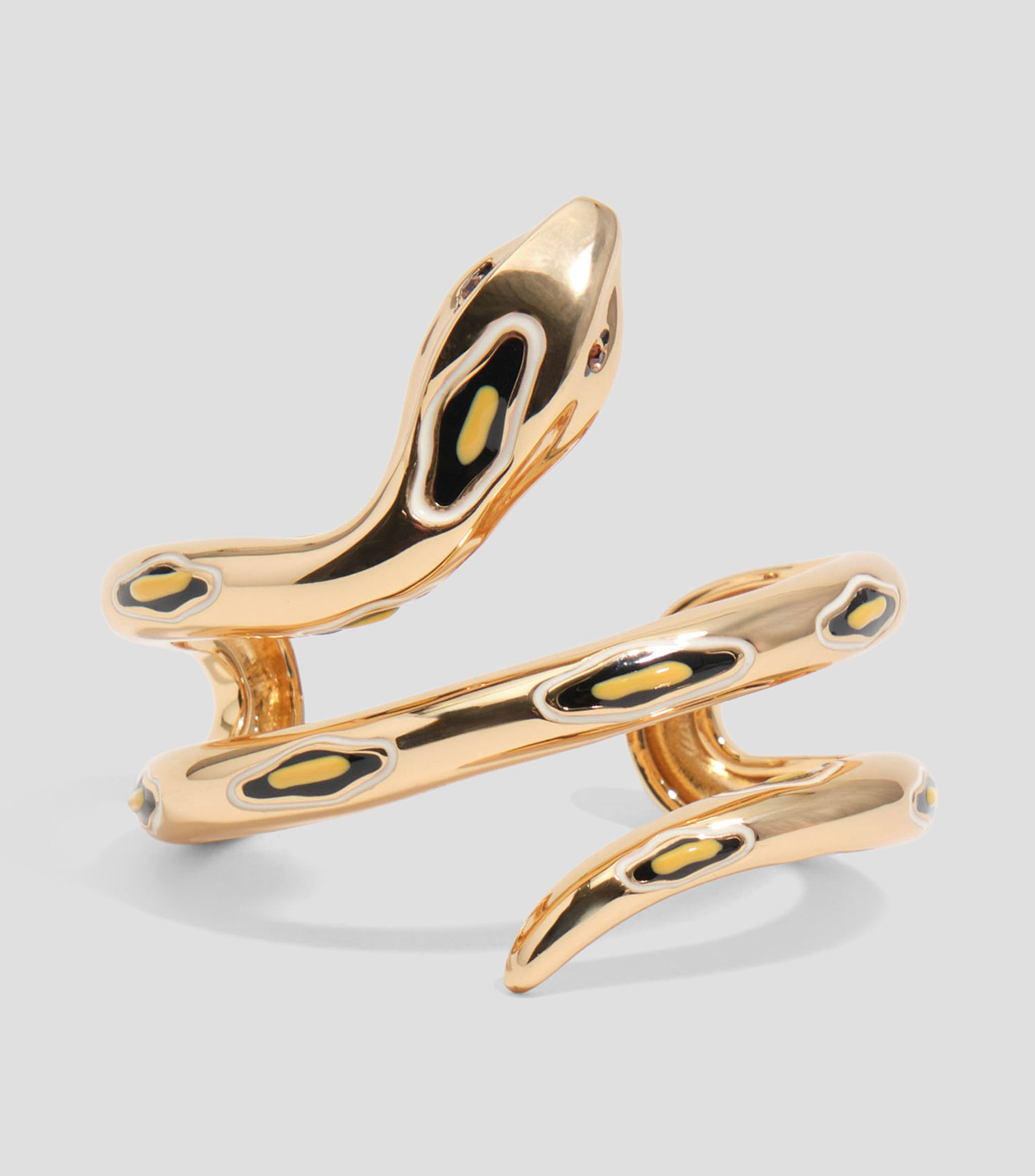 Pulsera de serpiente dorado Mujer