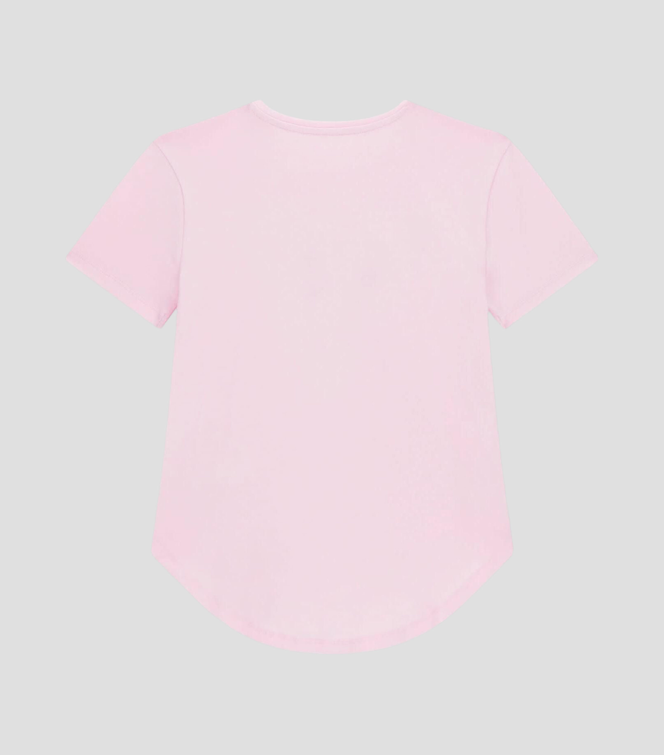 Playera cuello redondo manga corta estampada Niña