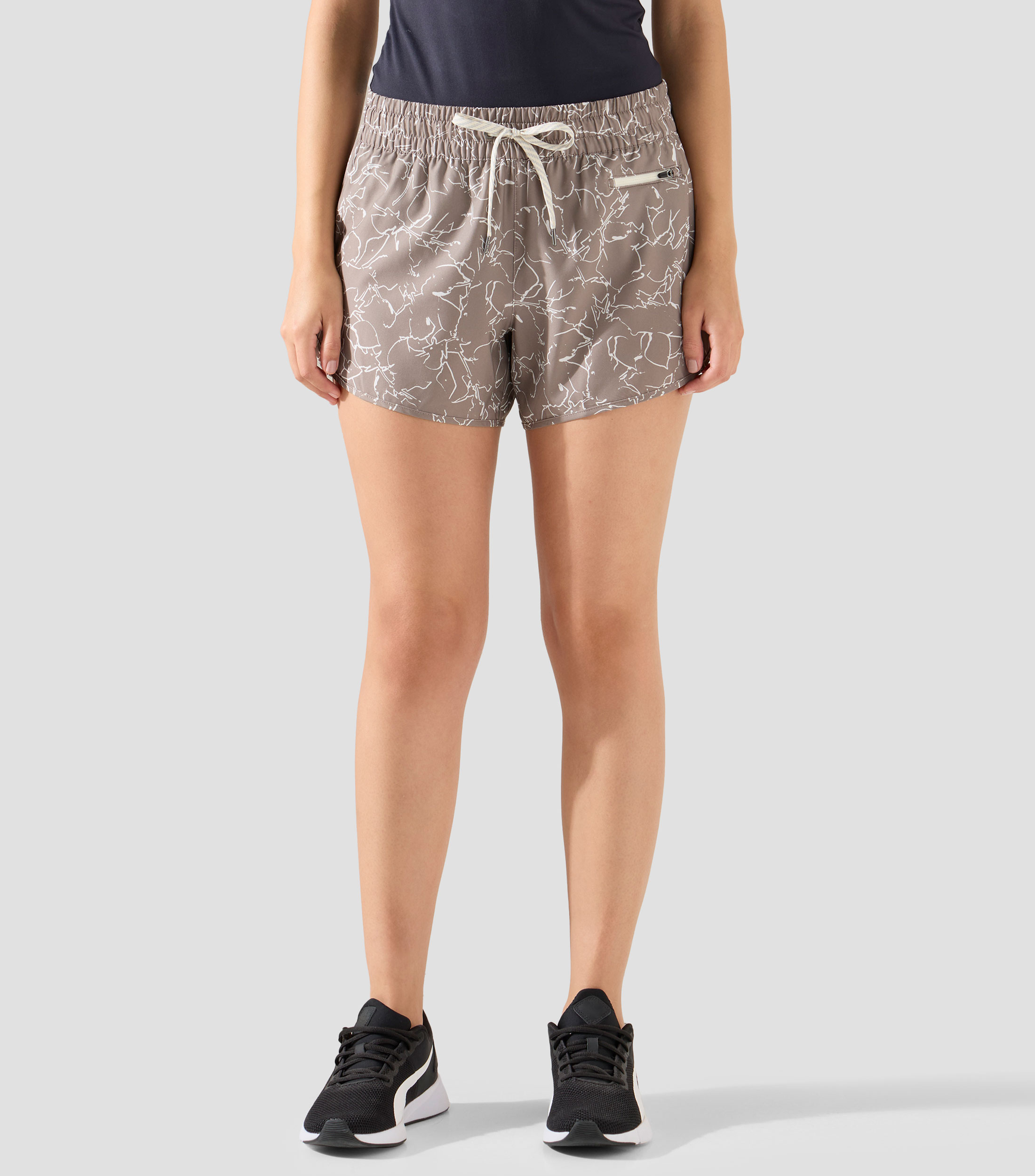 Short para entrenamiento liso Mujer