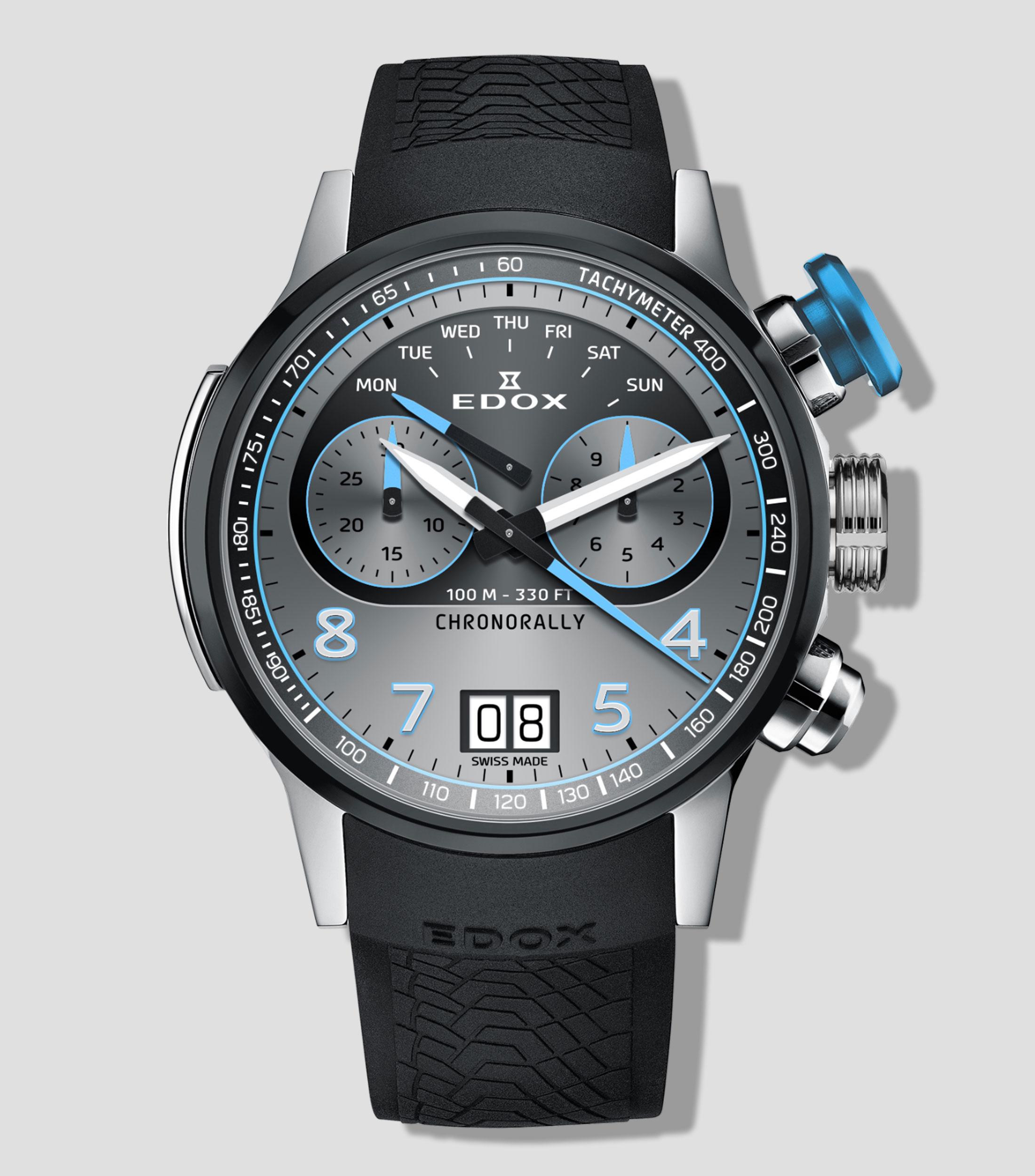 Reloj para hombre Chronorally Deportivo, Gris