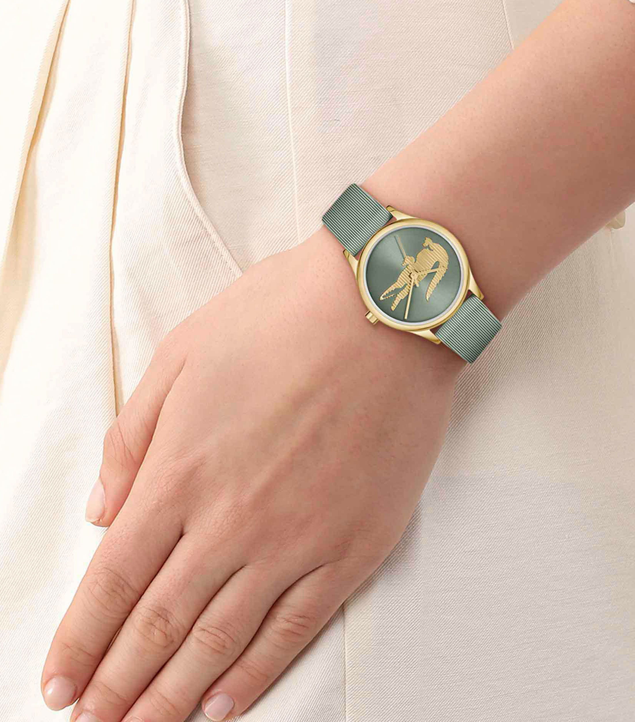 Reloj para Mujer Crocodelle Casual Dorado