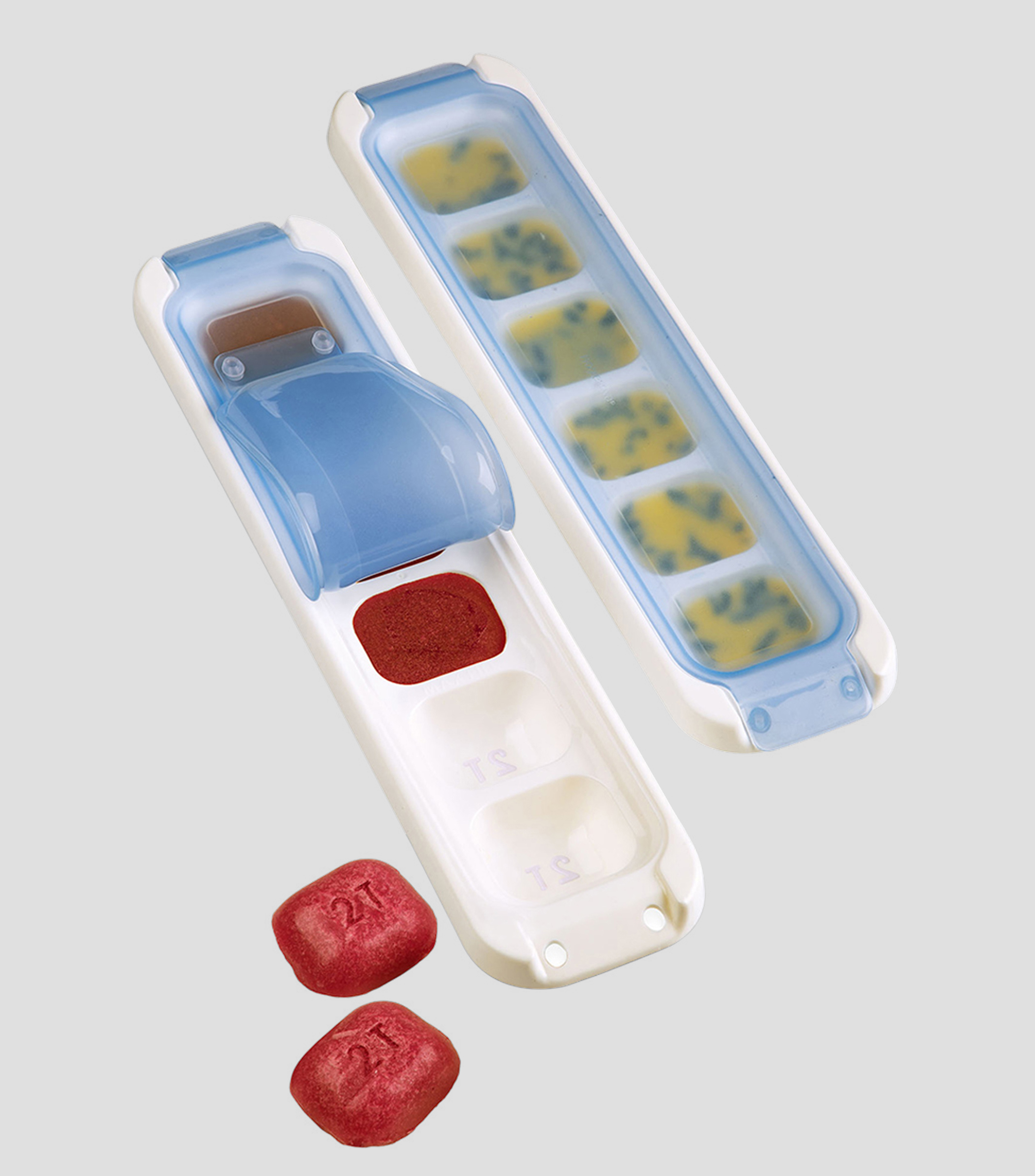 Set 2 Moldes Para Congelar Blanco