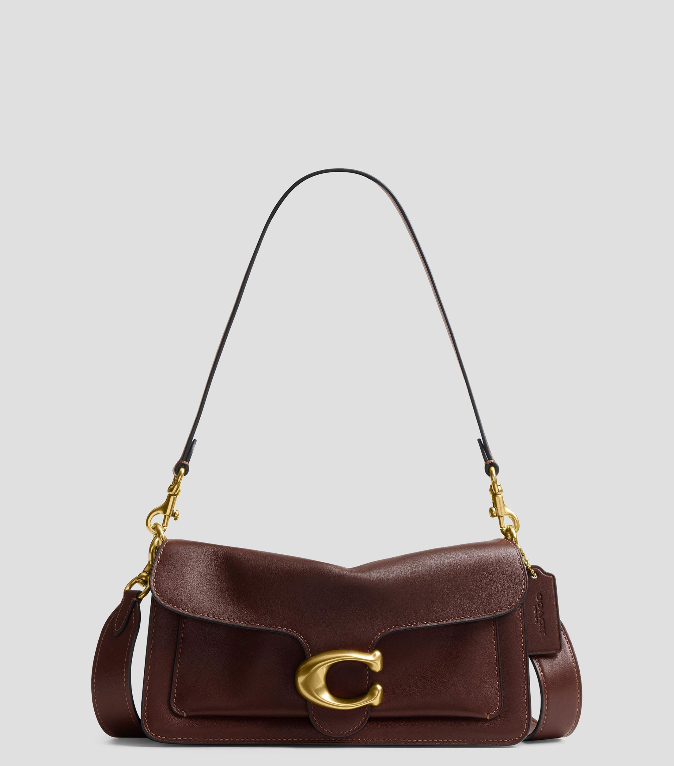 Bolsa shoulder en piel lisa Mujer