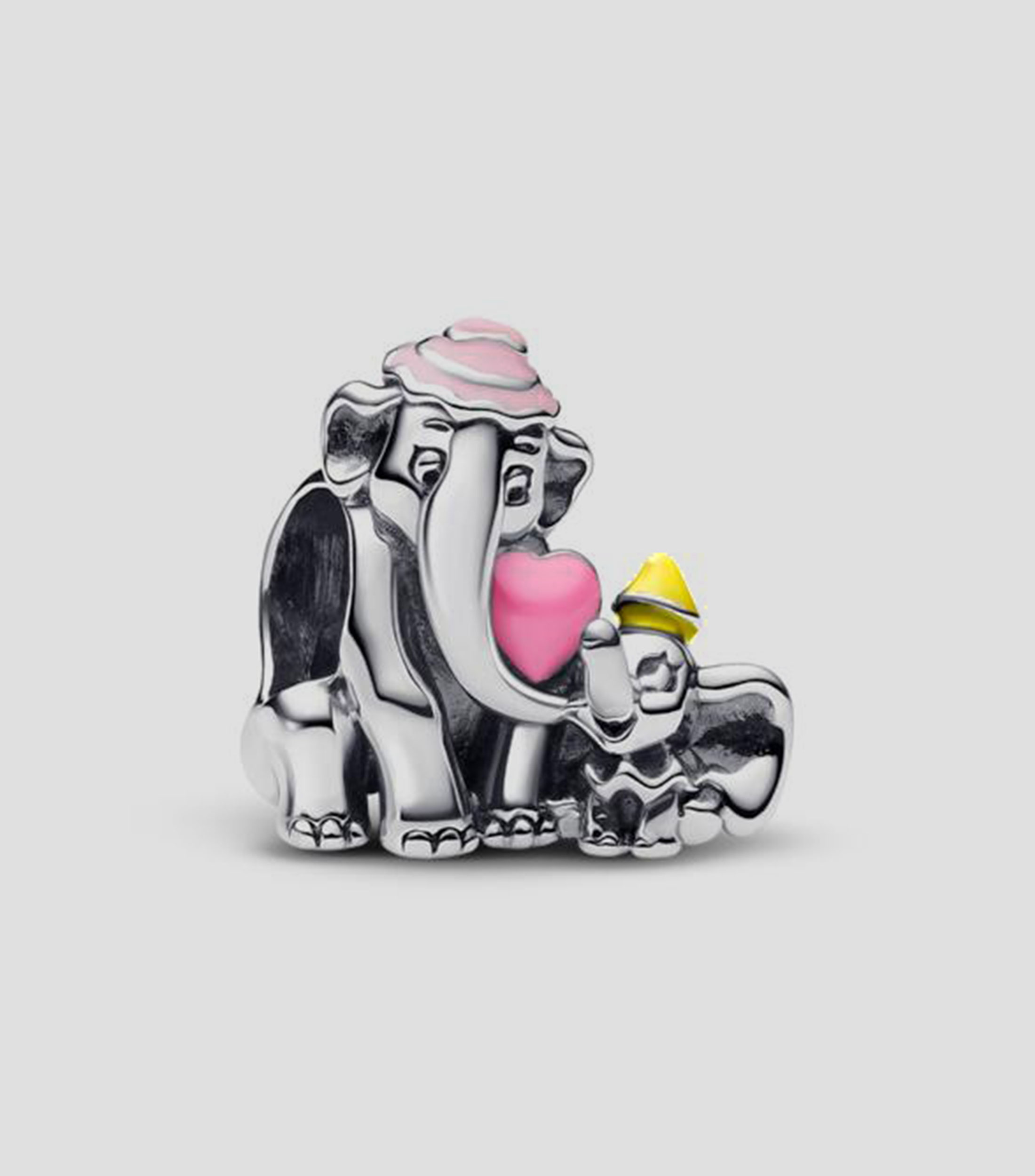 Charm en Plata Dumbo y su Madre Mujer