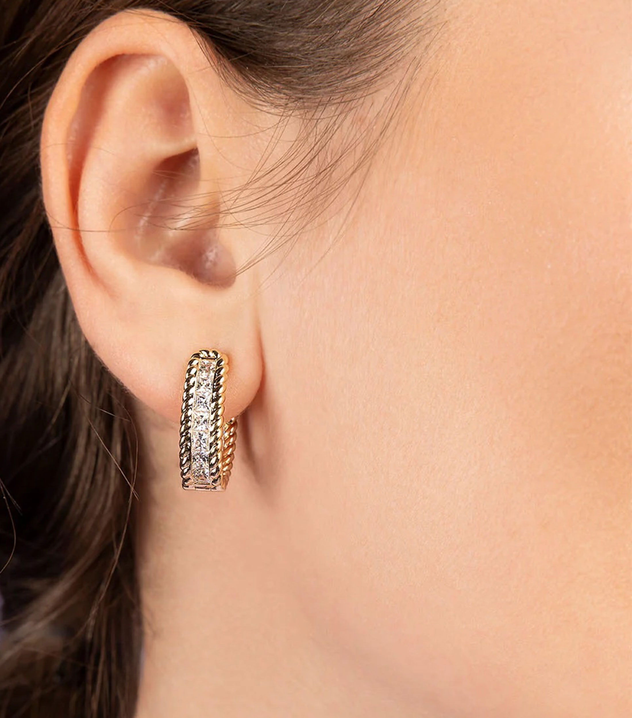 Aretes con circonita Printemps Mujer