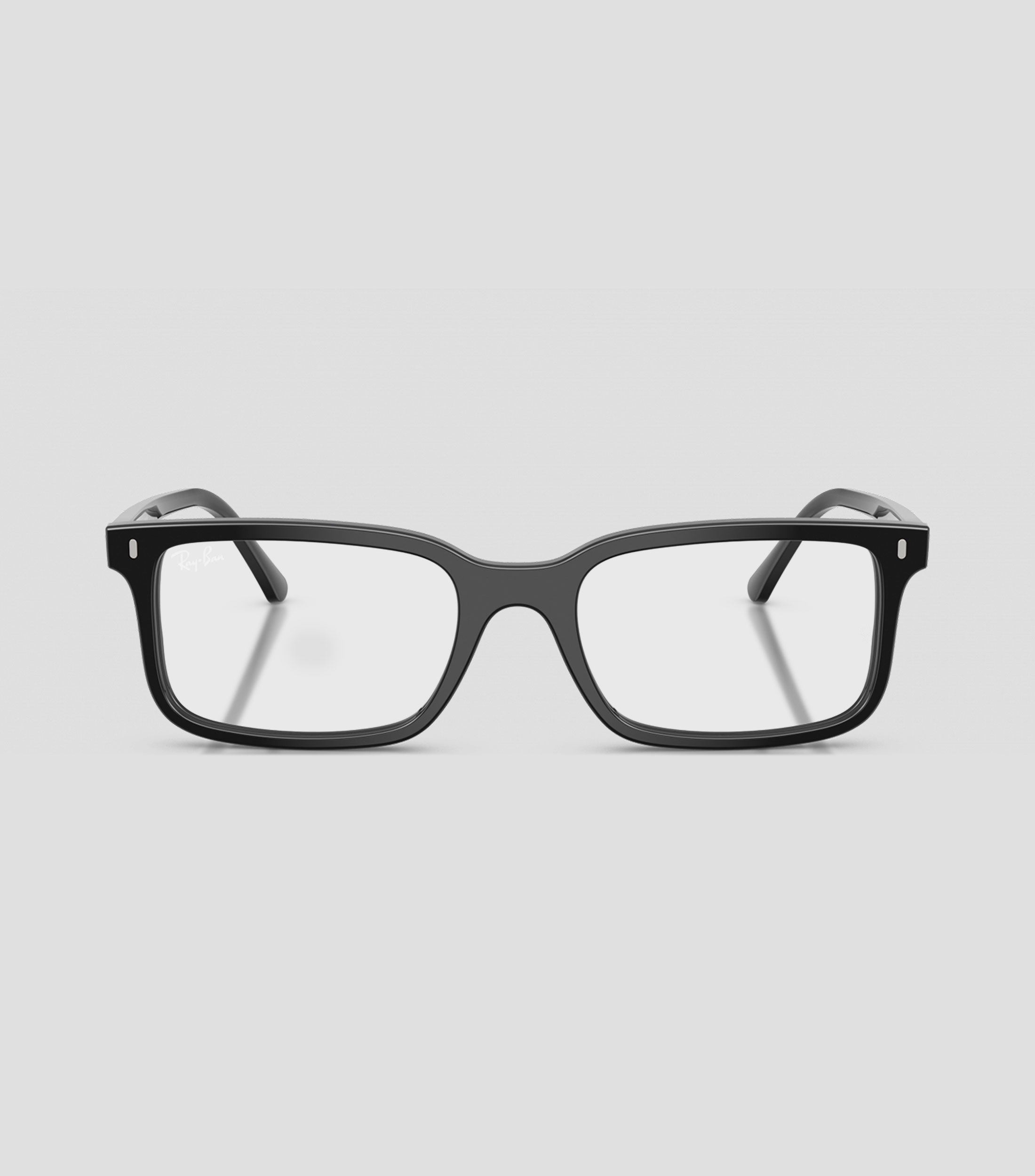 Lentes Oftálmicos rectangulares negro Unisex