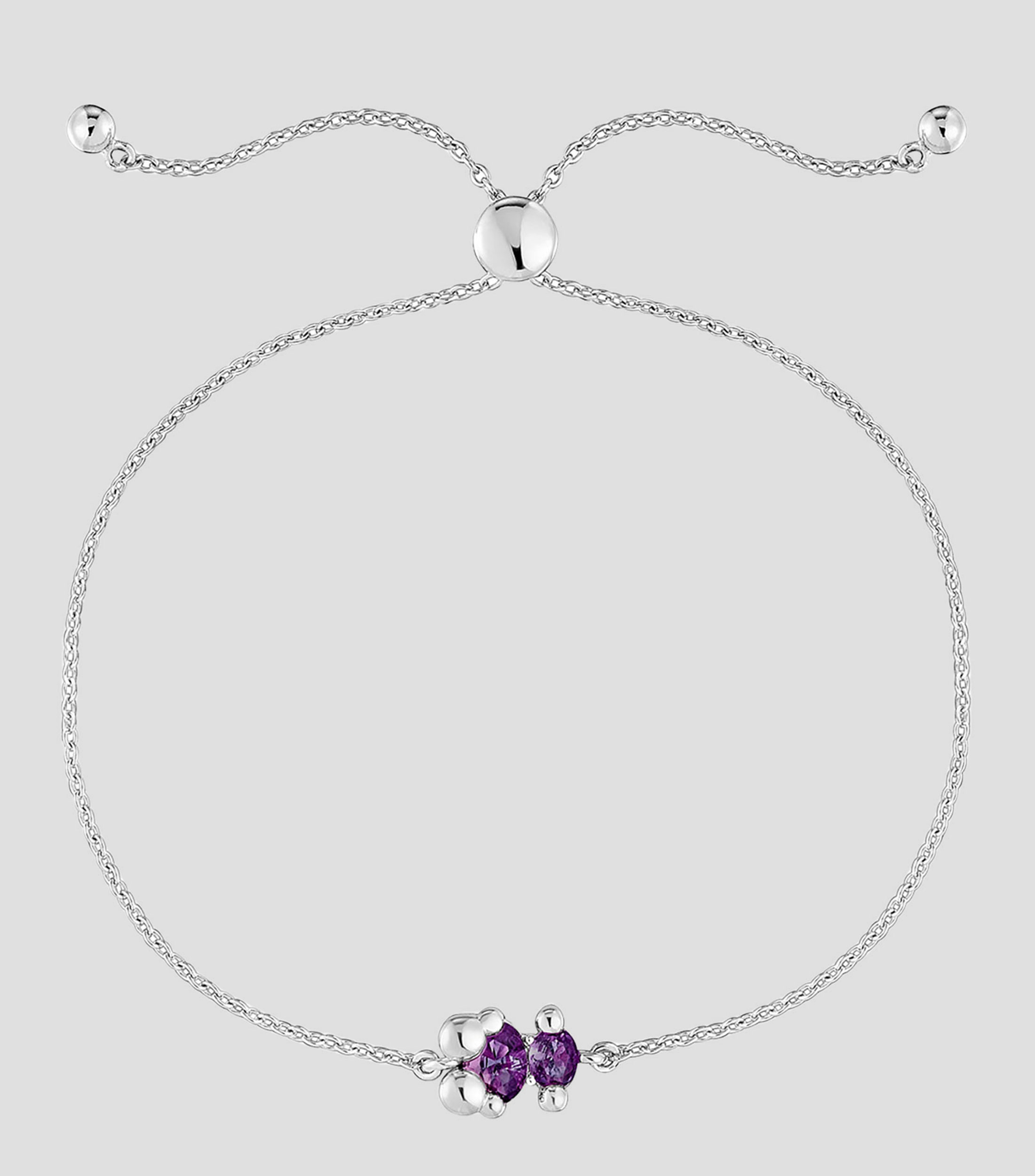 Pulsera en Plata Color Bear con Zafiro Mujer