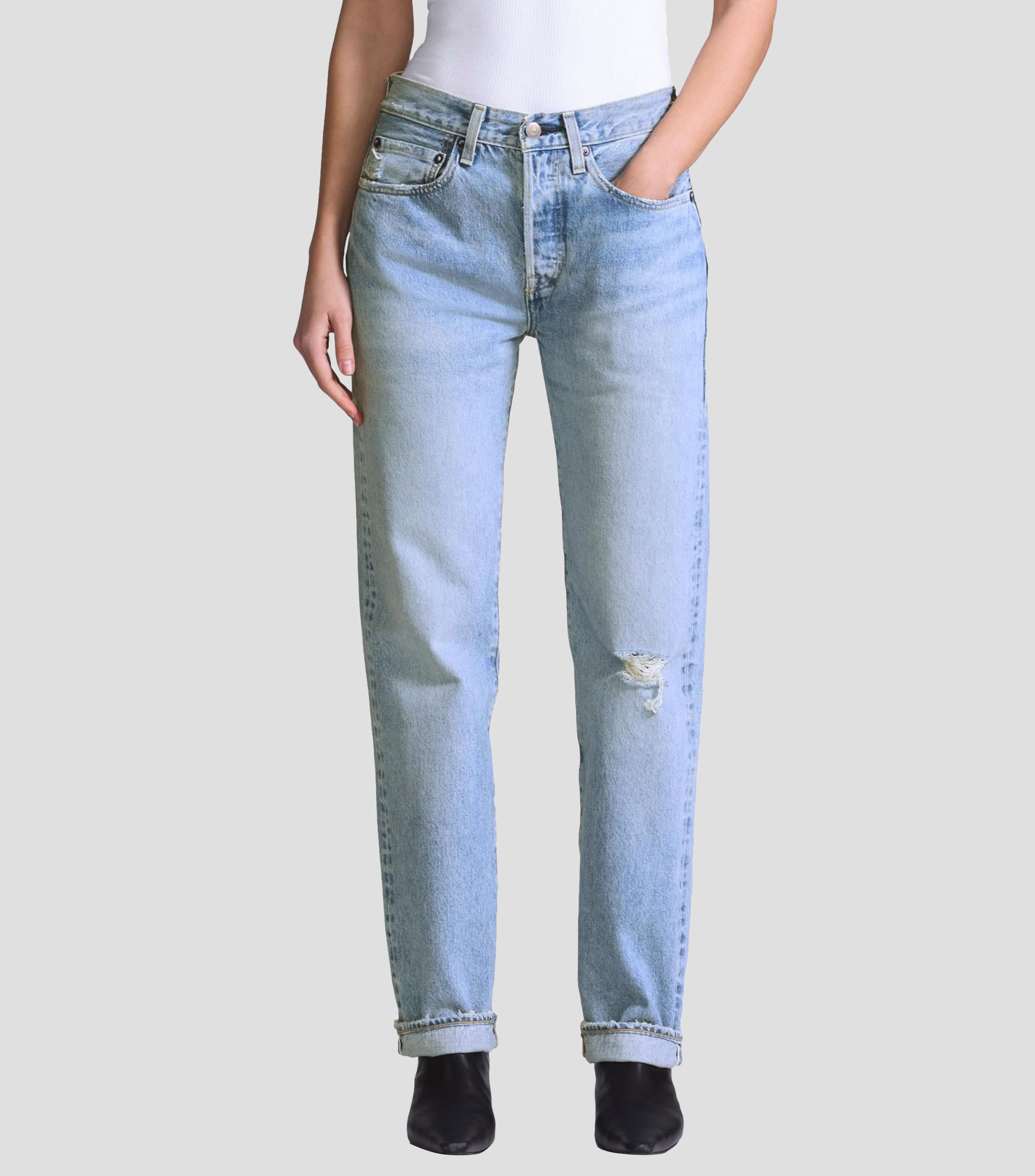 Jeans 70's 501 regular liso Mujer