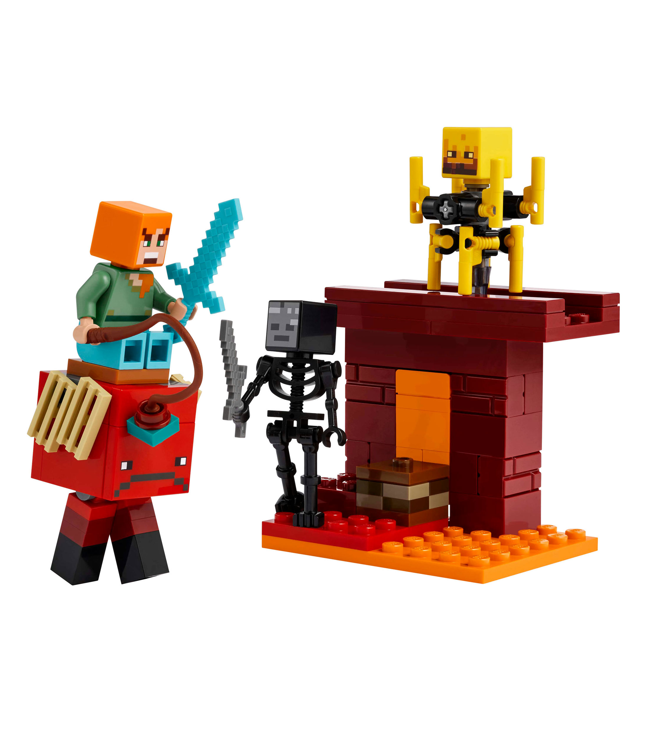 Lego Minecraft La Batalla de Lava del Inframundo 21266