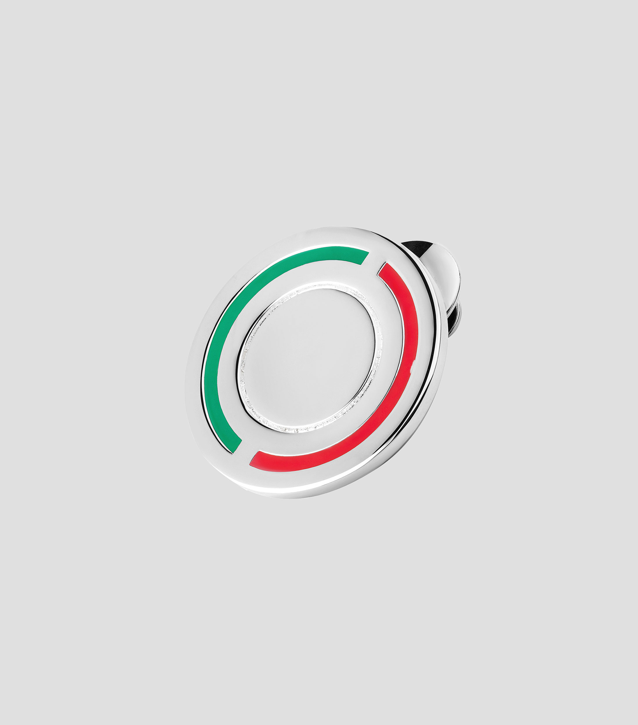 Pin en plata Racing Insignia Hombre