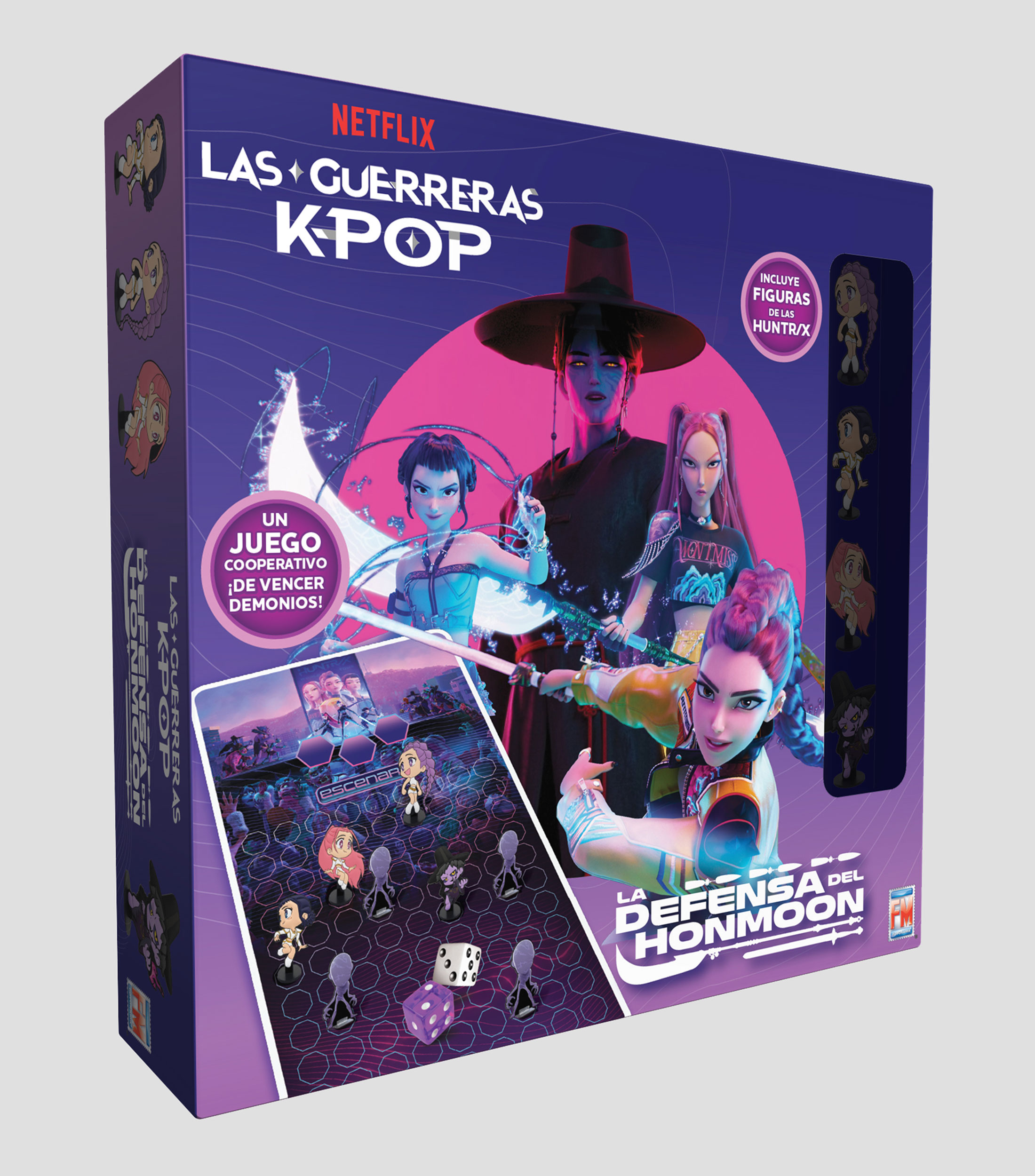 Juego de Mesa KPop Demon Hunters La Defensa del Honmoon