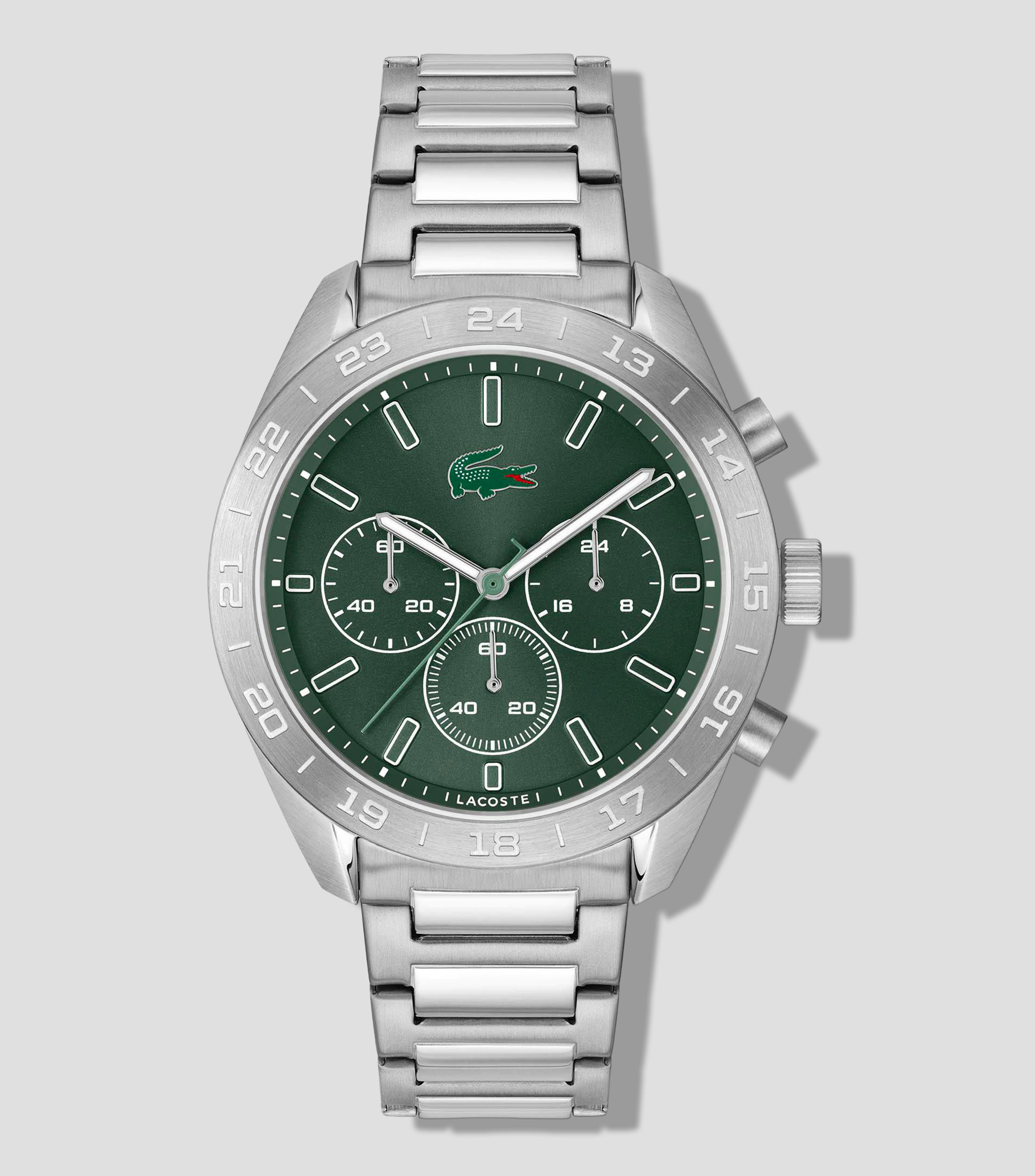 Reloj para Hombre Boston Casual Plateado