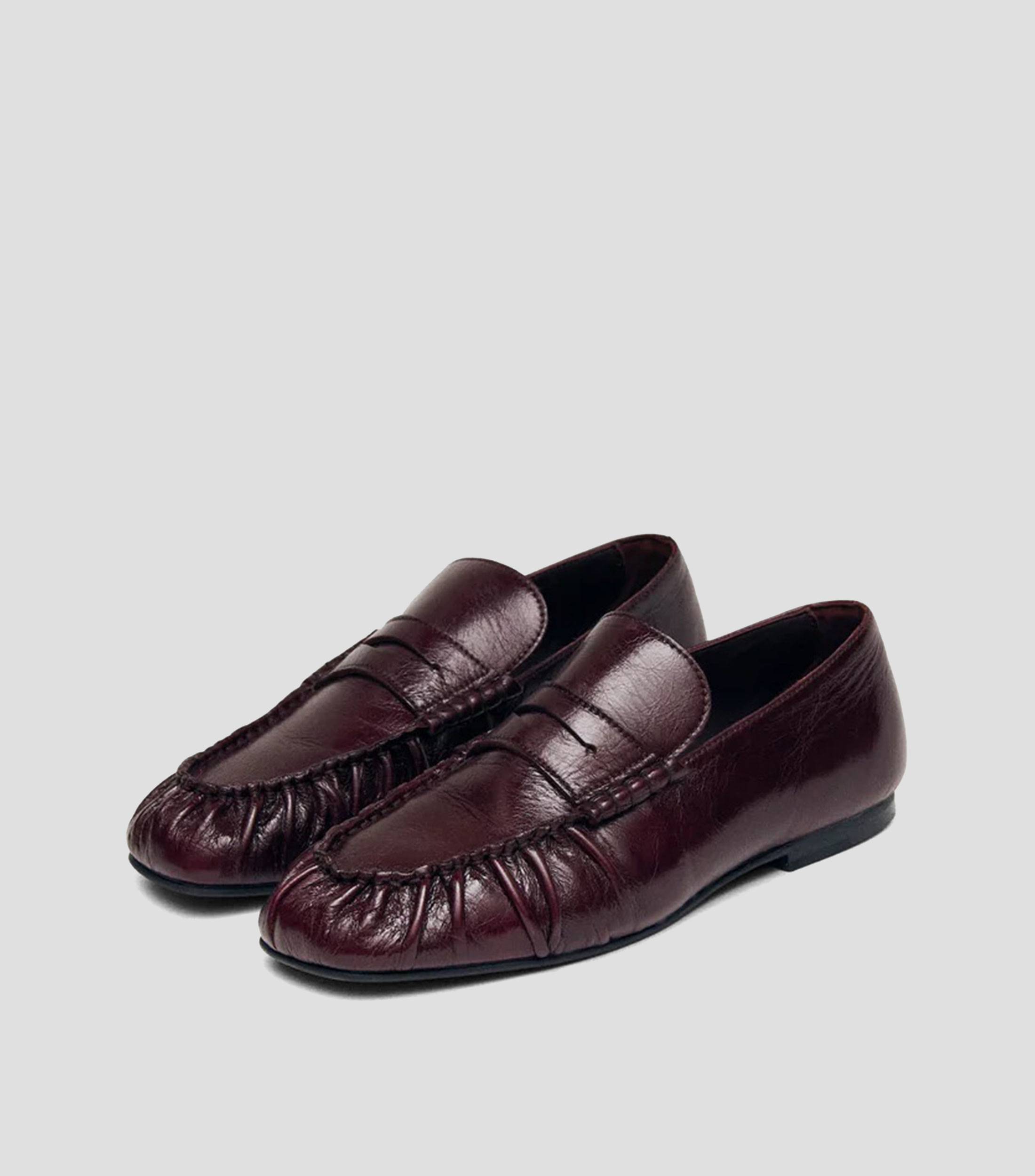 Mocasines en piel Mujer
