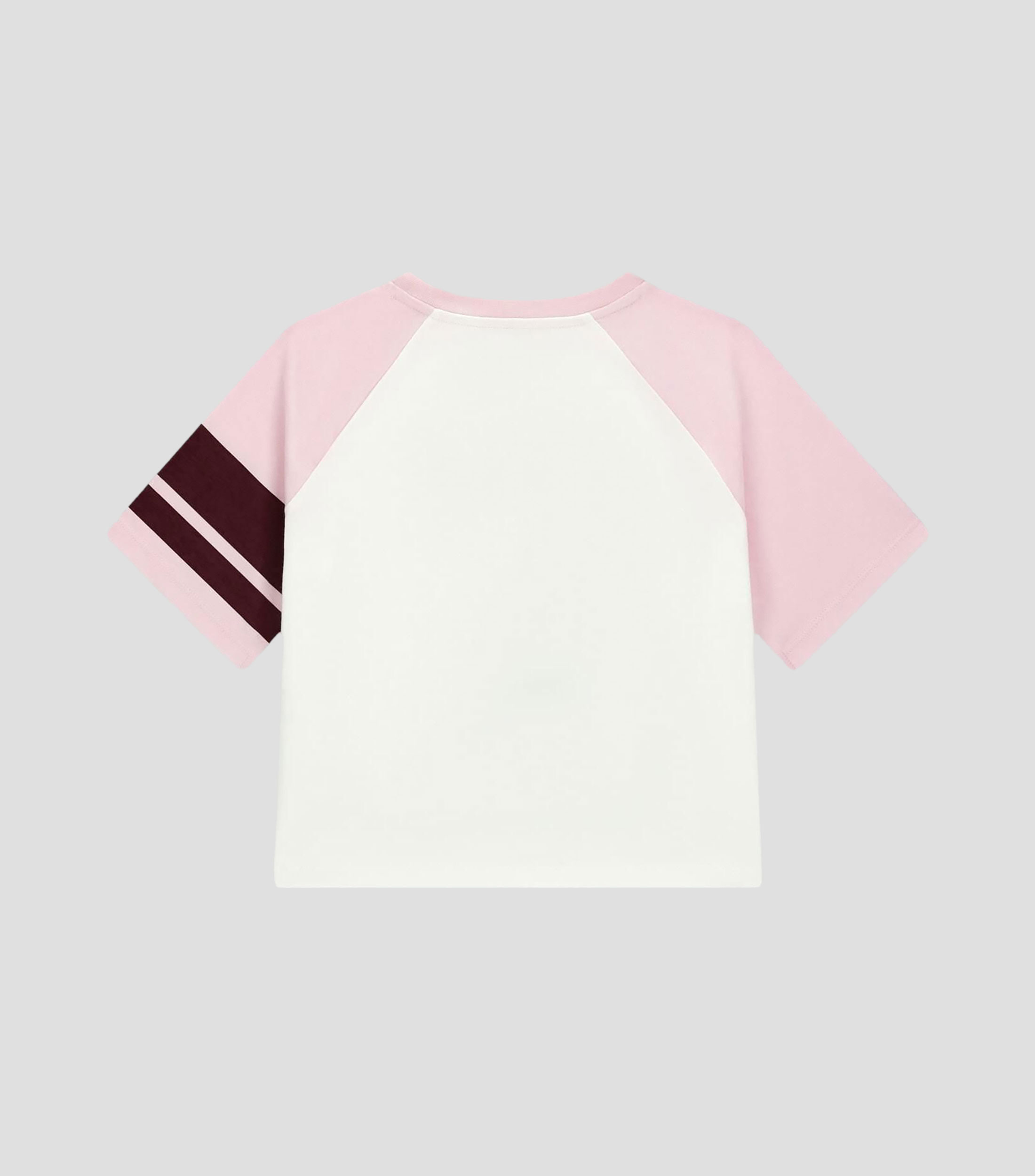 Playera cuello redondo manga 3/4 estampada Niña