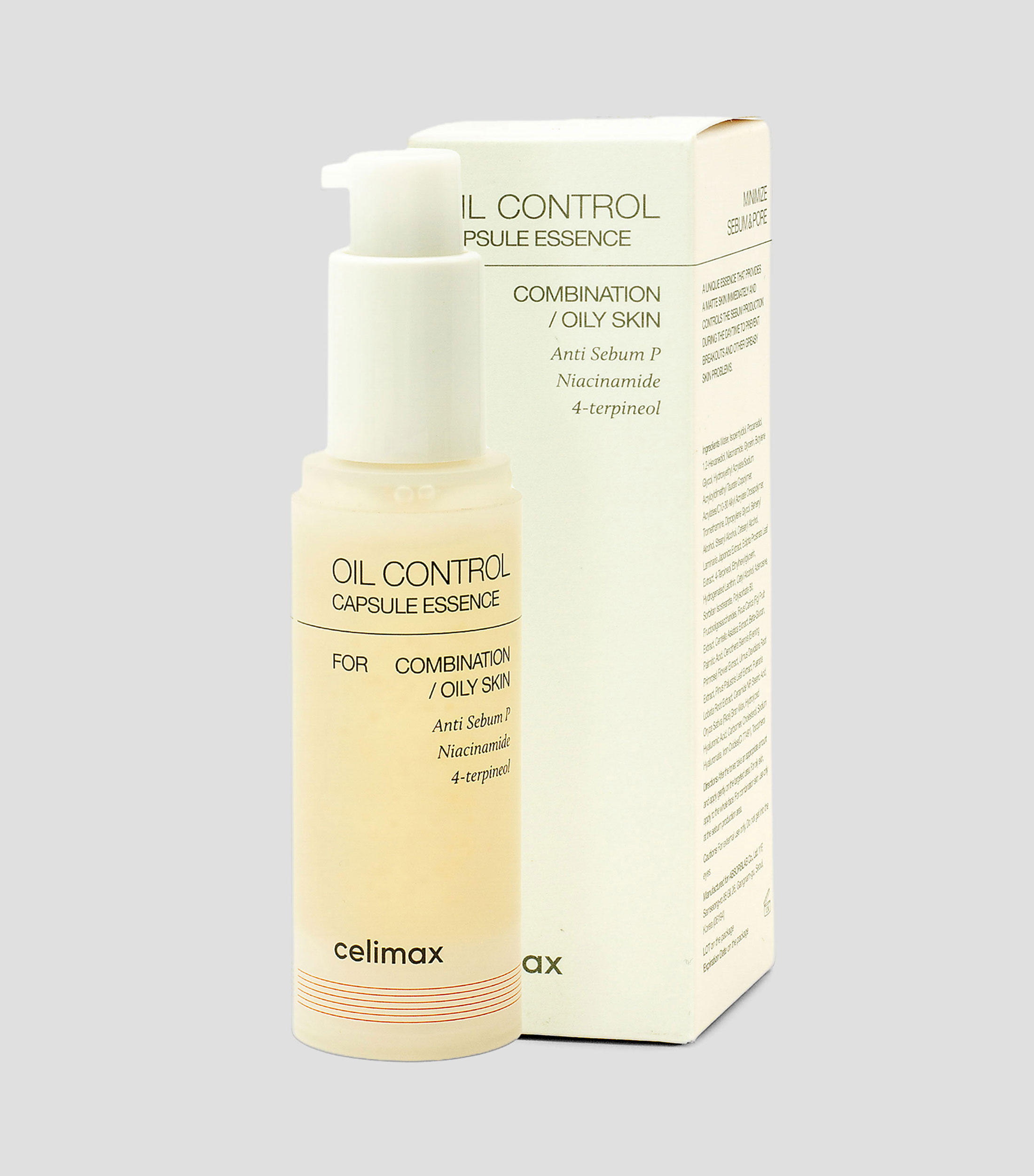 Tratamiento facial Esencia Oil Control Capsule Essence, 30 ml