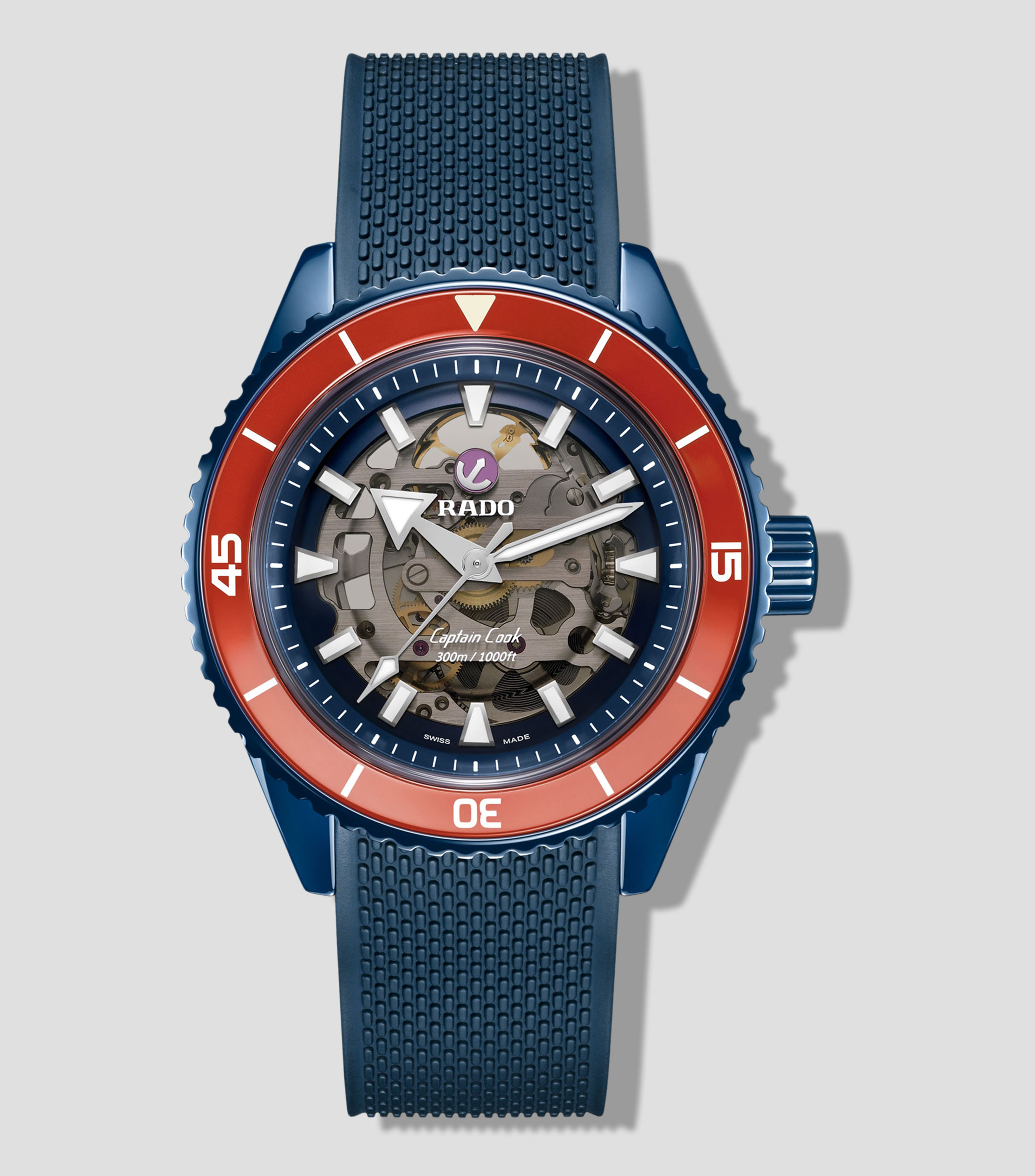 Rado Reloj para Hombre Captain Cook High-Tech Ceramic Skeleton Limited ...