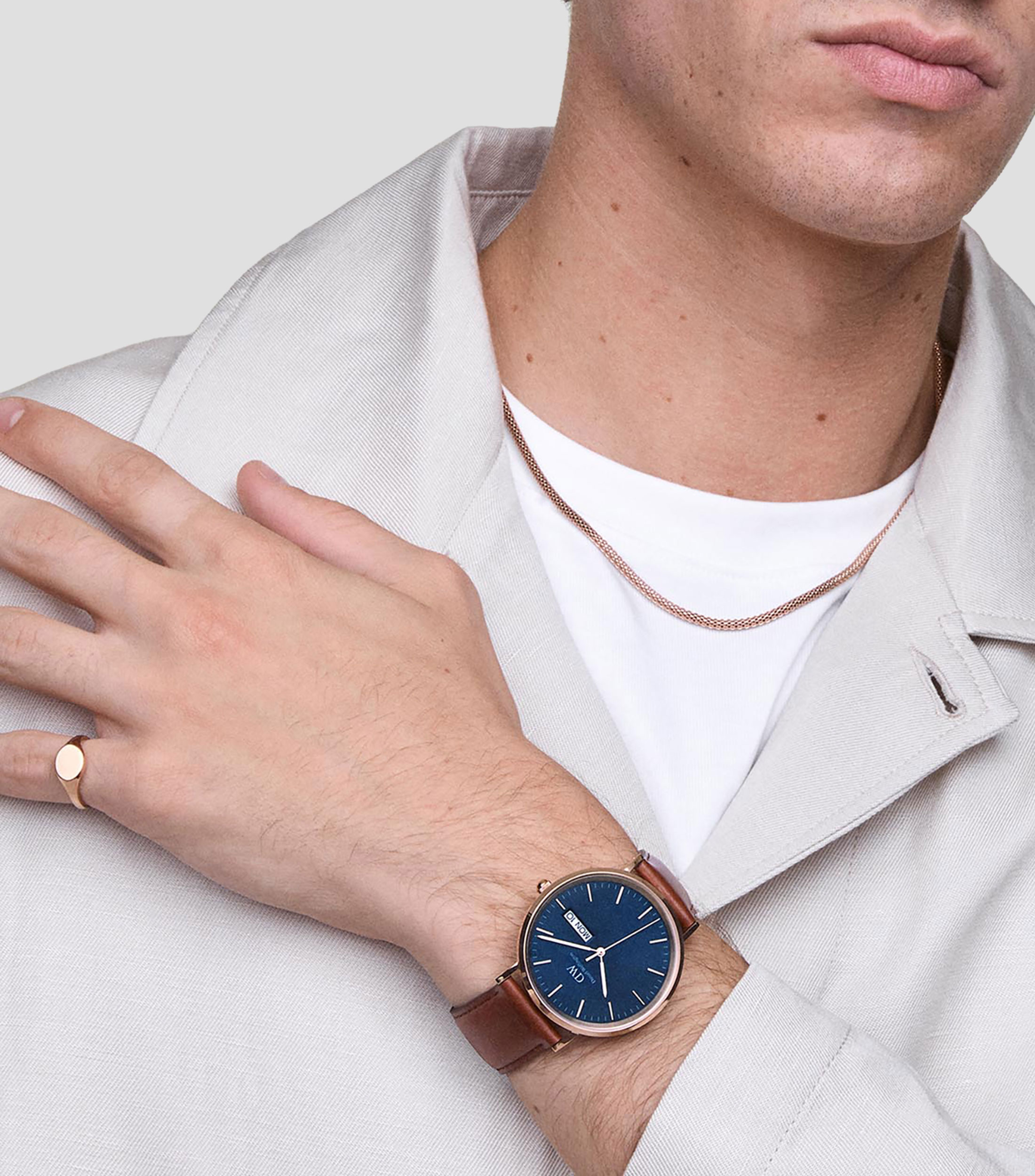 Reloj para Hombre Classic St. Mawes Casual Rosa