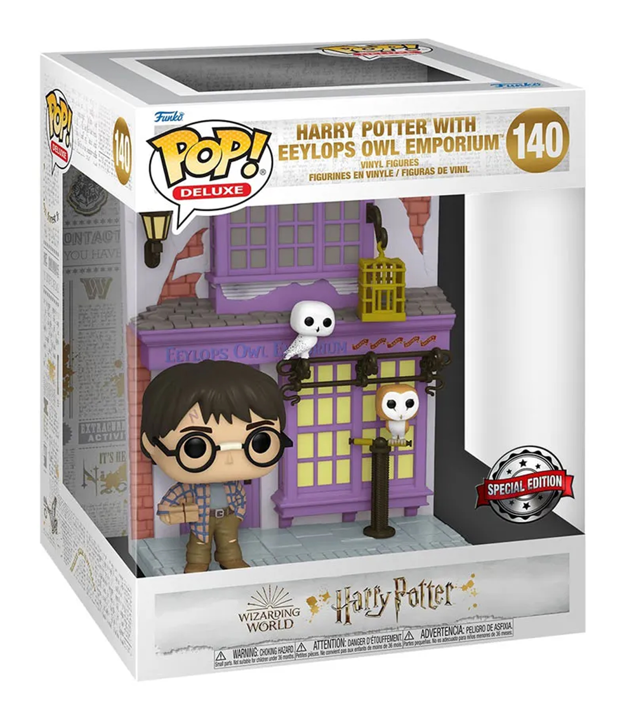 Funko Pop! Funko Pop! Harry Potter con Emporio de Búhos Eeylops El